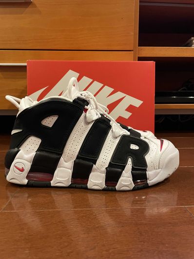 Nike Air More up Tempo "White/Black/University Red"(~2018)