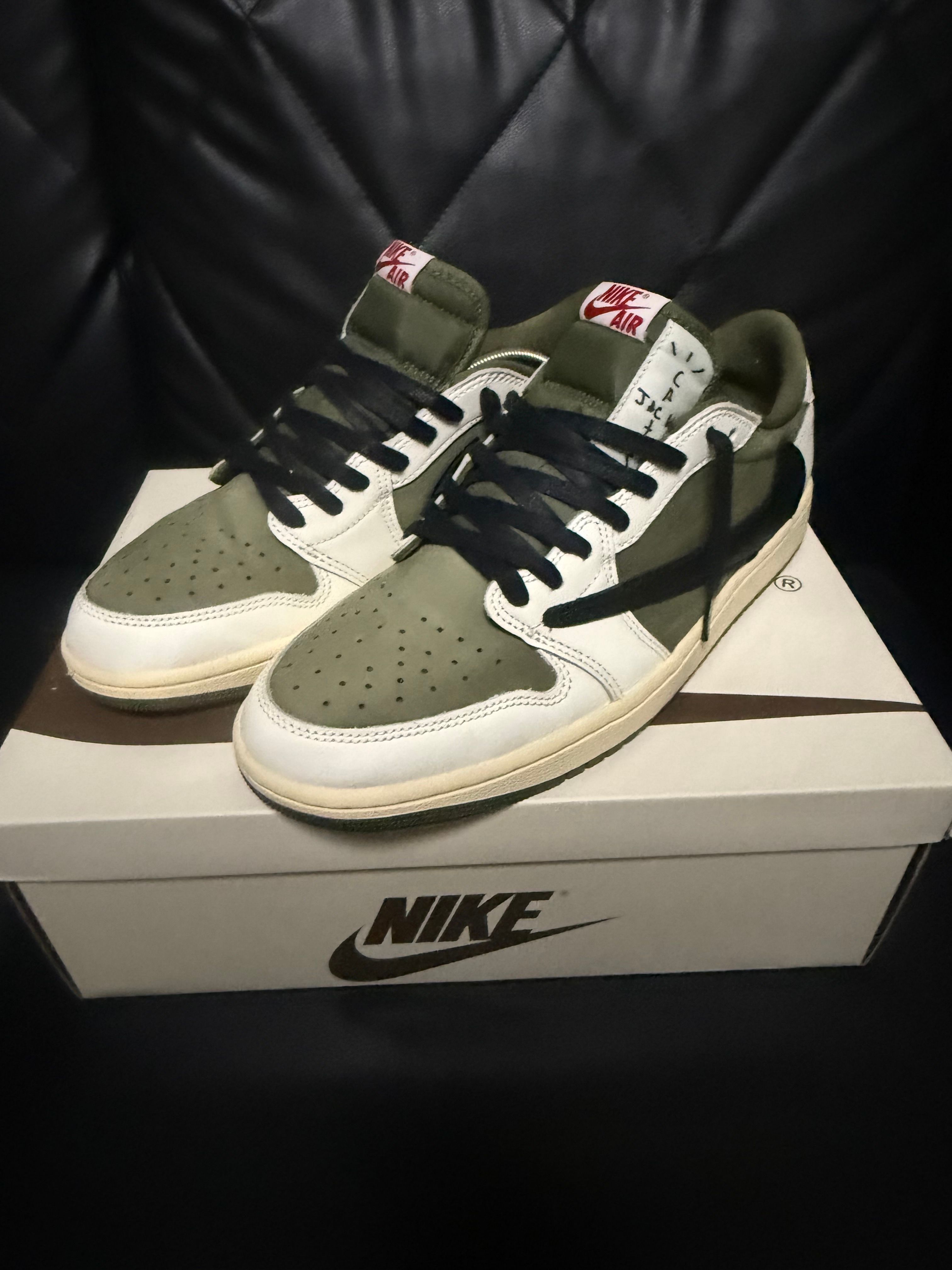 Travis Scott × Nike Air Jordan 1 Low OG SP "Reverse Olive"