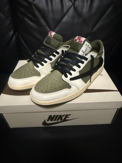 Travis Scott × Nike Air Jordan 1 Low OG SP "Reverse Olive"