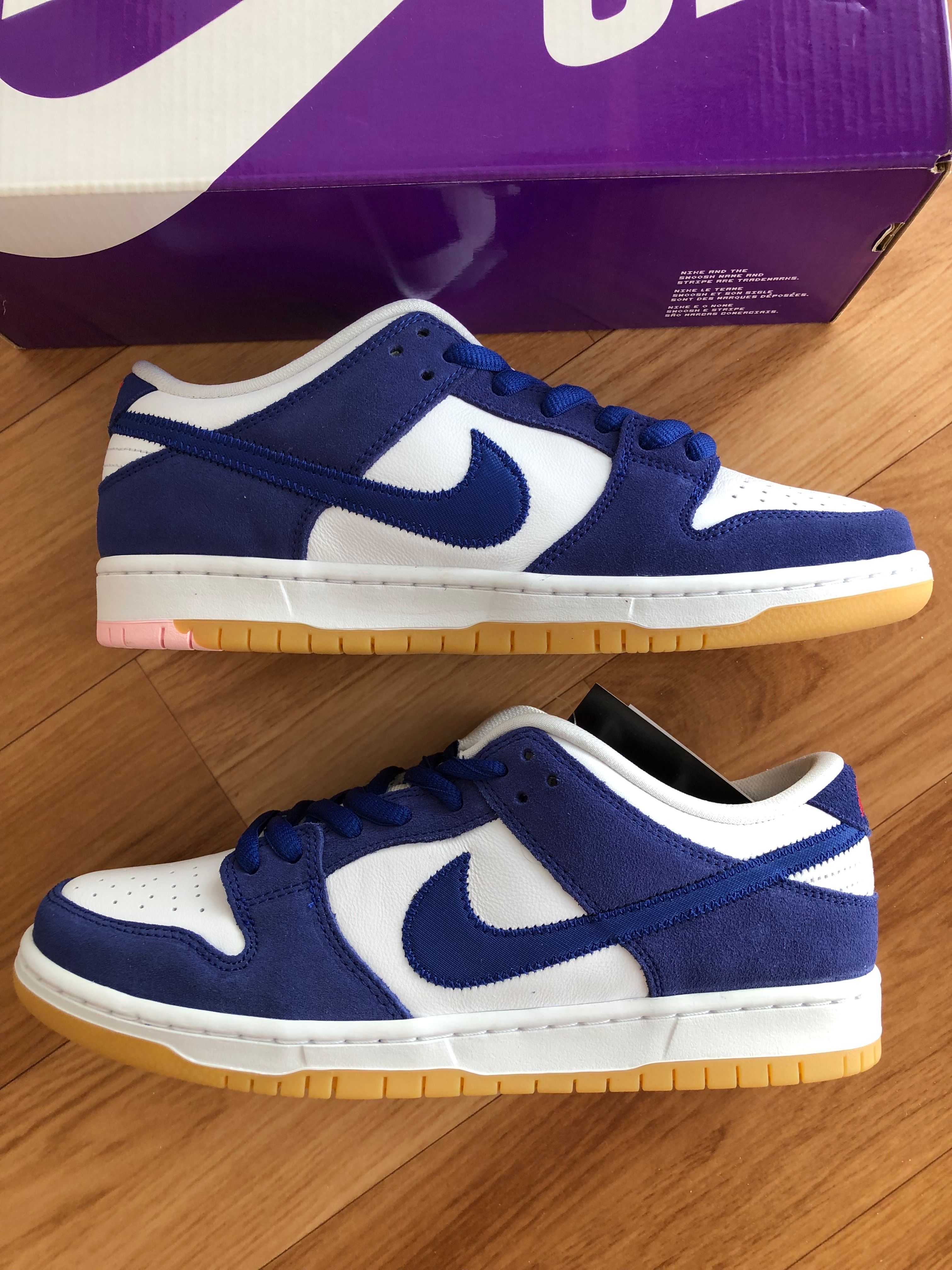 Nike SB Dunk Low "Los Angeles Dodgers/Deep Royal Blue"