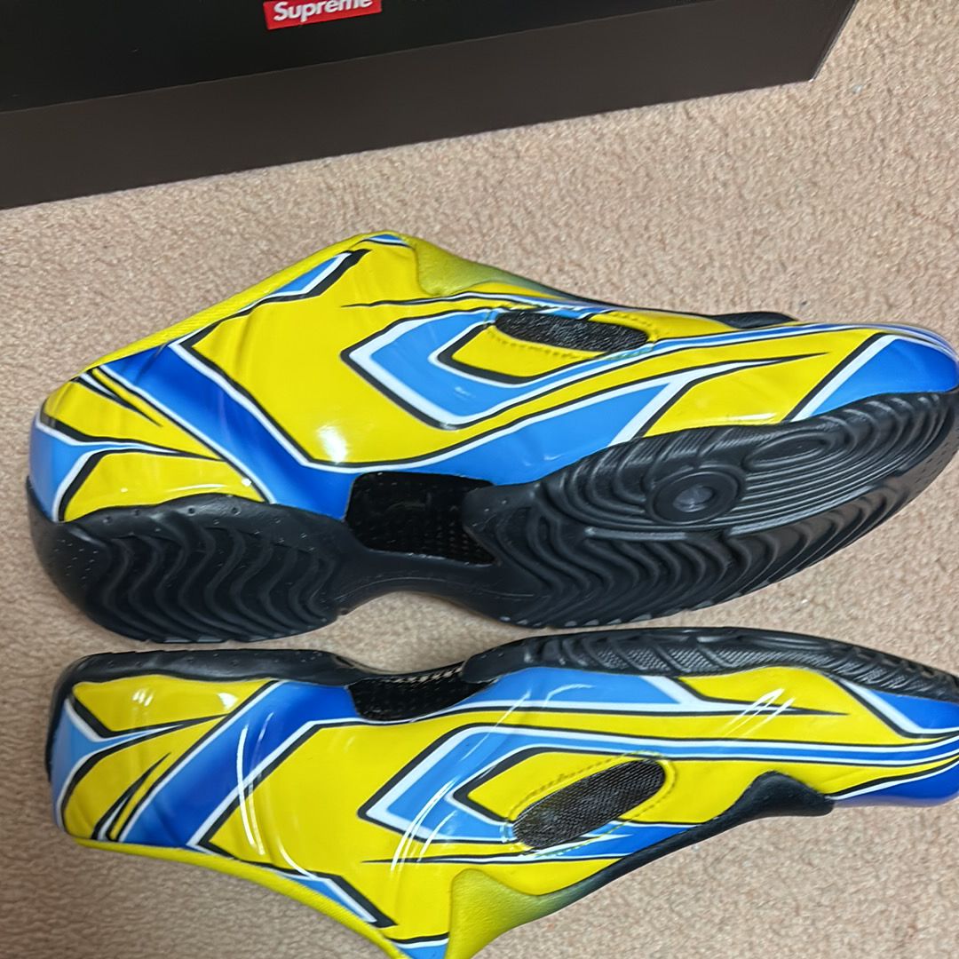 Supreme × Nike Clogposite SP "Yellow/Blue"