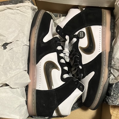 SLAM JAM x NIKE DUNK HIGH "WHITE/CLEAR BLACK"