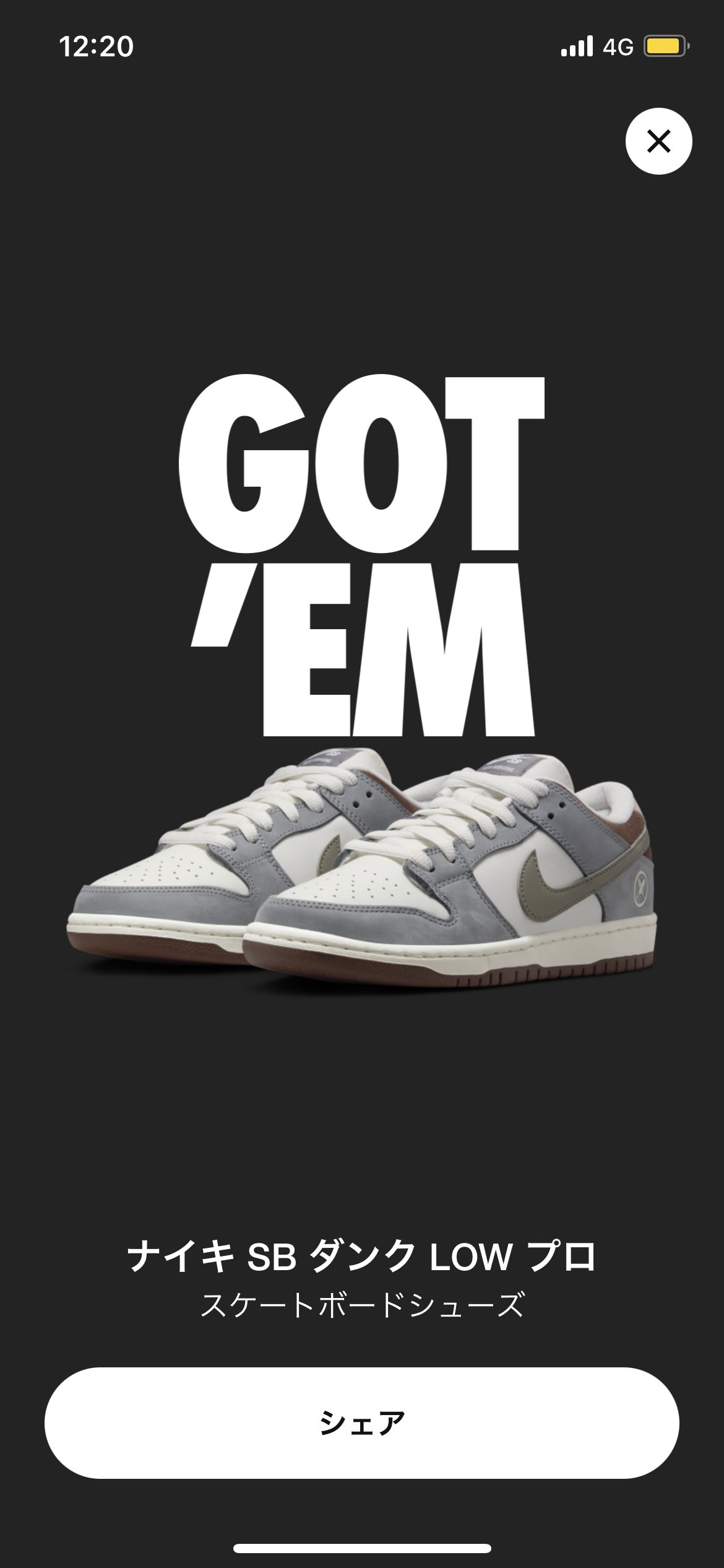 堀米 雄斗(Yuto Horigome) × Nike SB Dunk Low Pro QS "Wolf Grey"