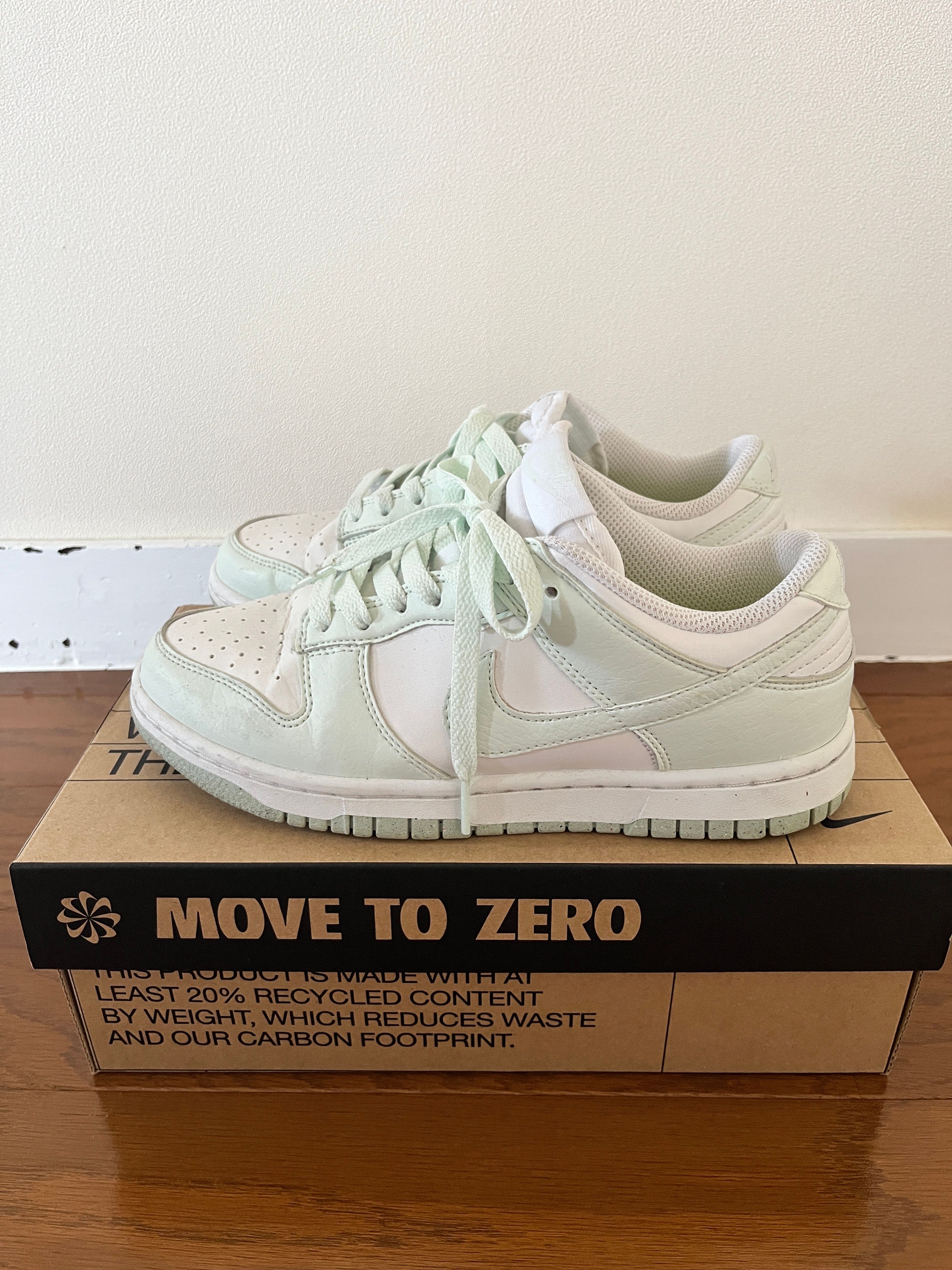 Nike Women's Dunk Low Next Nature "White/Mint"
