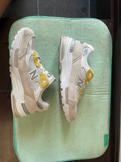 Paperboy × New Balance 992 "Fried Egg"