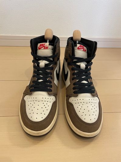 Travis Scott × Nike Air Jordan 1 Retro High OG TS SP "Sail/Dark Mocha"