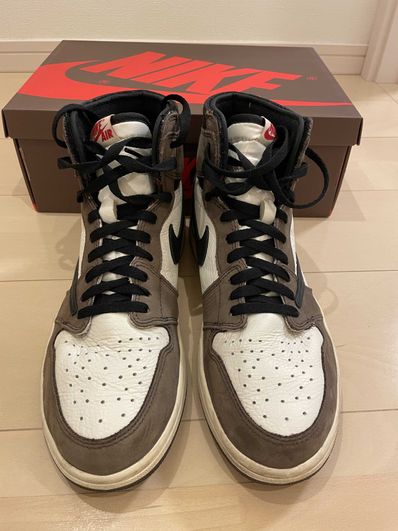 Travis Scott × Nike Air Jordan 1 Retro High OG TS SP "Sail/Dark Mocha"