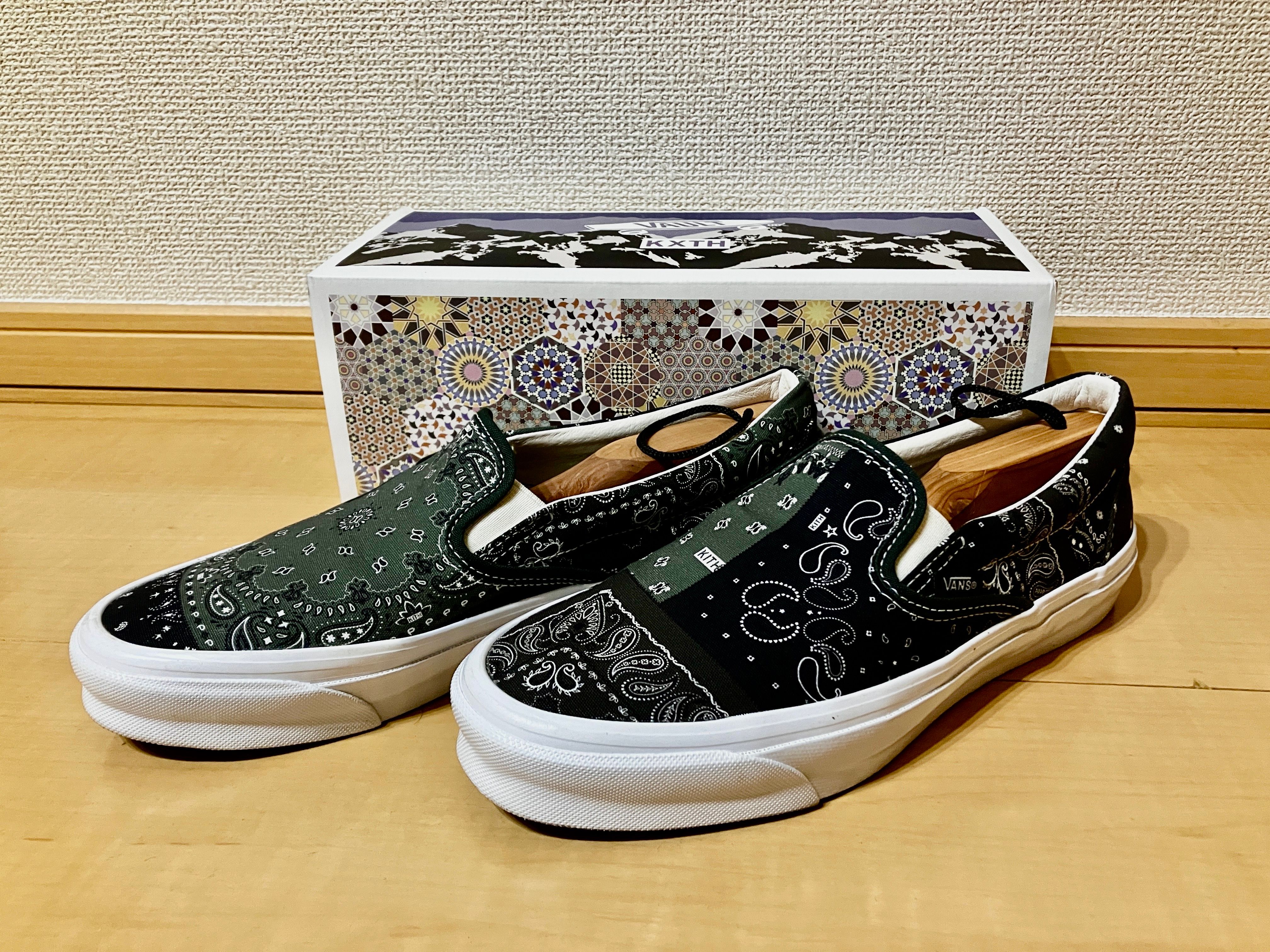 KITH × Vans Vault OG Classic Slip-On LX Bandana "Scarab"