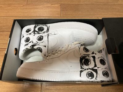 Supreme × COMME des GARCONS SHIRT × Nike Air Force 1 Low "White"