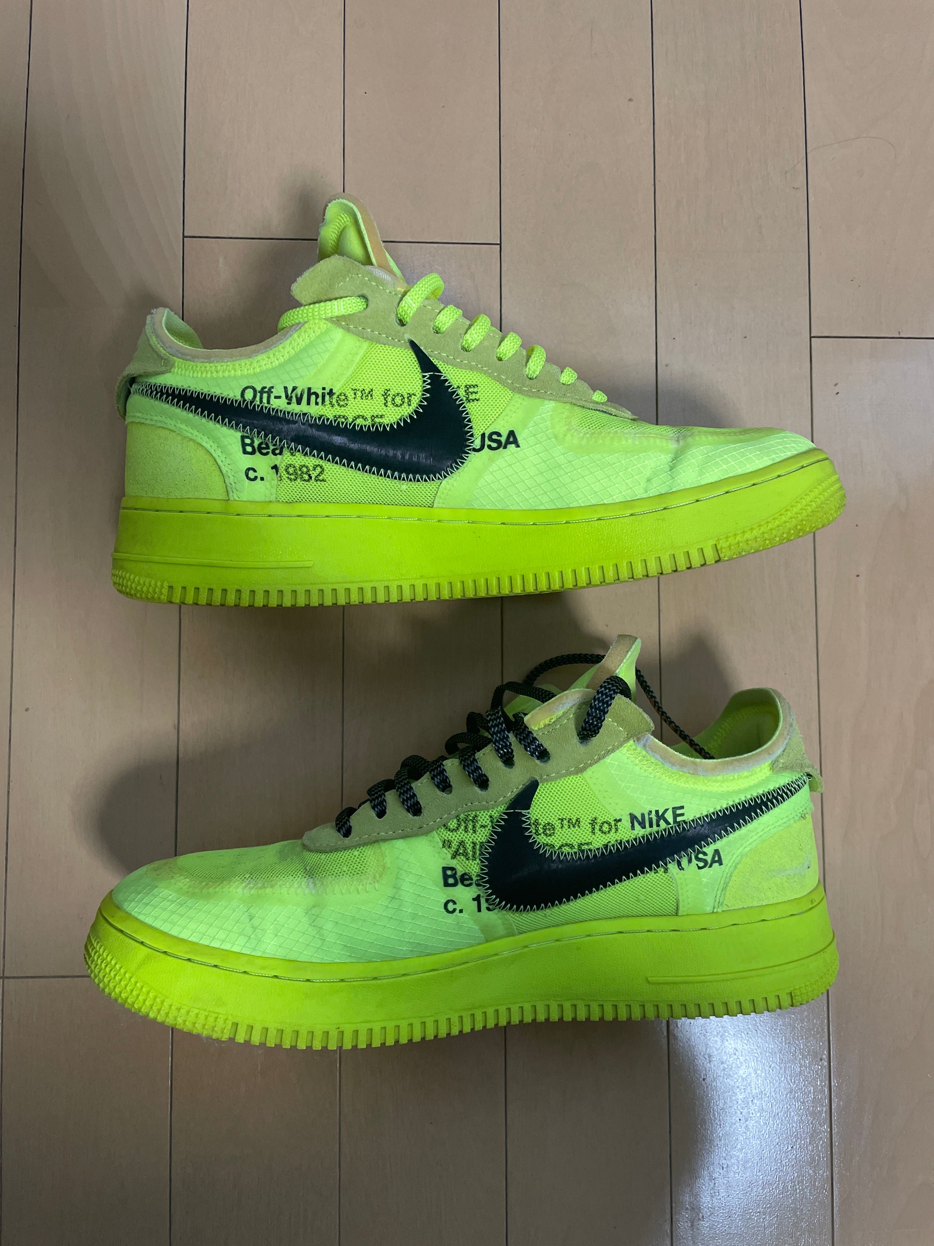 Off-White × Nike Air Force 1 Low "Volt"