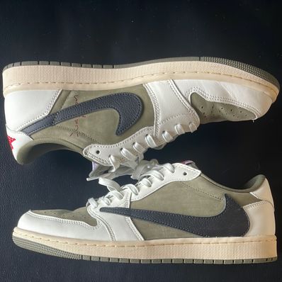 Travis Scott × Nike Air Jordan 1 Low OG SP "Reverse Olive"