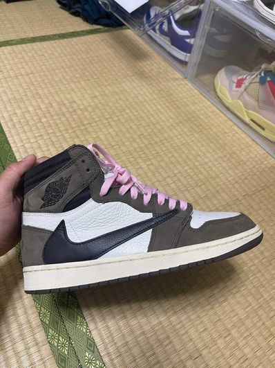 Travis Scott × Nike Air Jordan 1 Retro High OG TS SP "Sail/Dark Mocha"