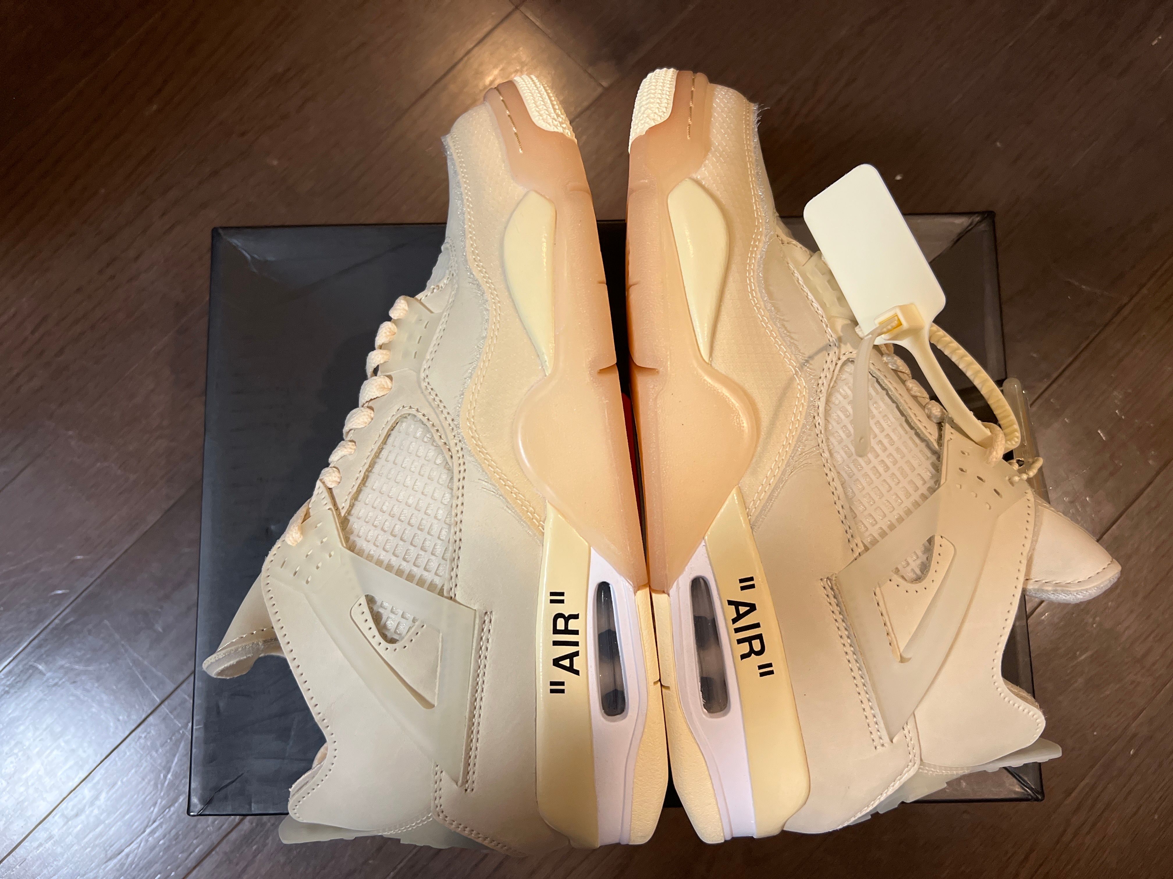 Off-White × Nike Women's Air Jordan 4 SP "Sail"