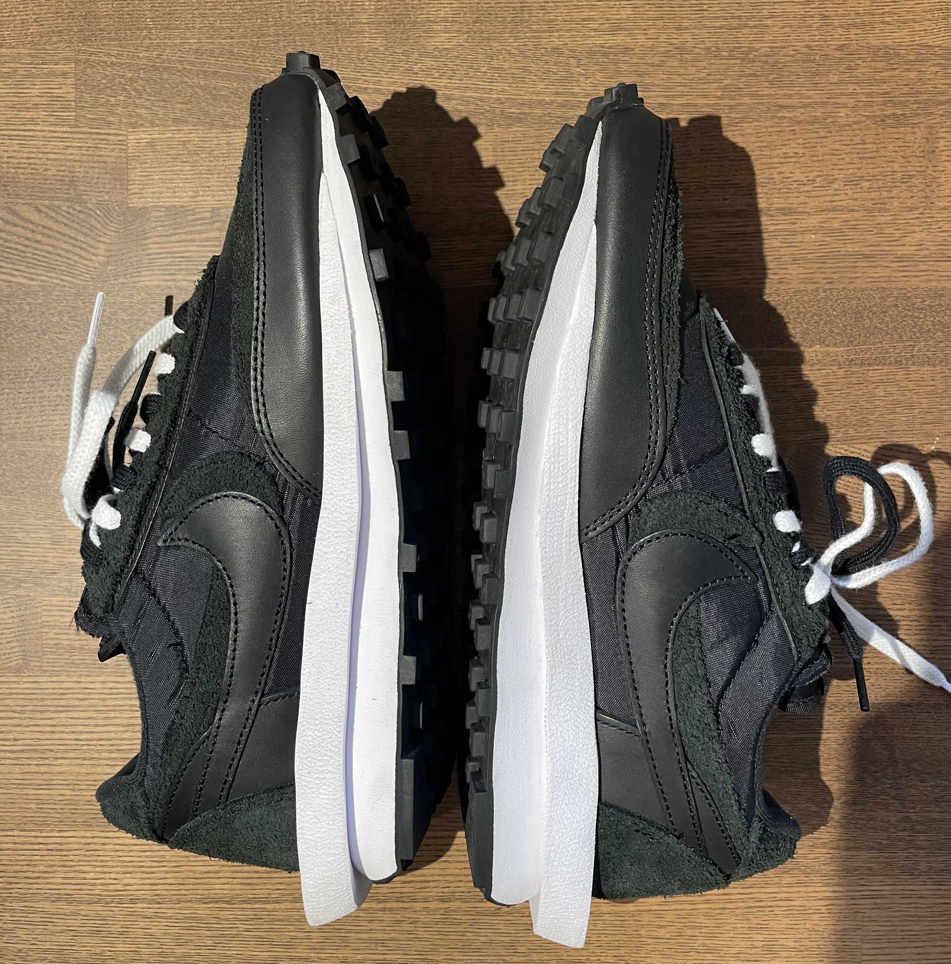 sacai × Nike LDV Waffle "Triple Black"