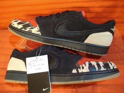 Sole Fly × Nike Air Jordan 1 Low "Black and Sport Red"