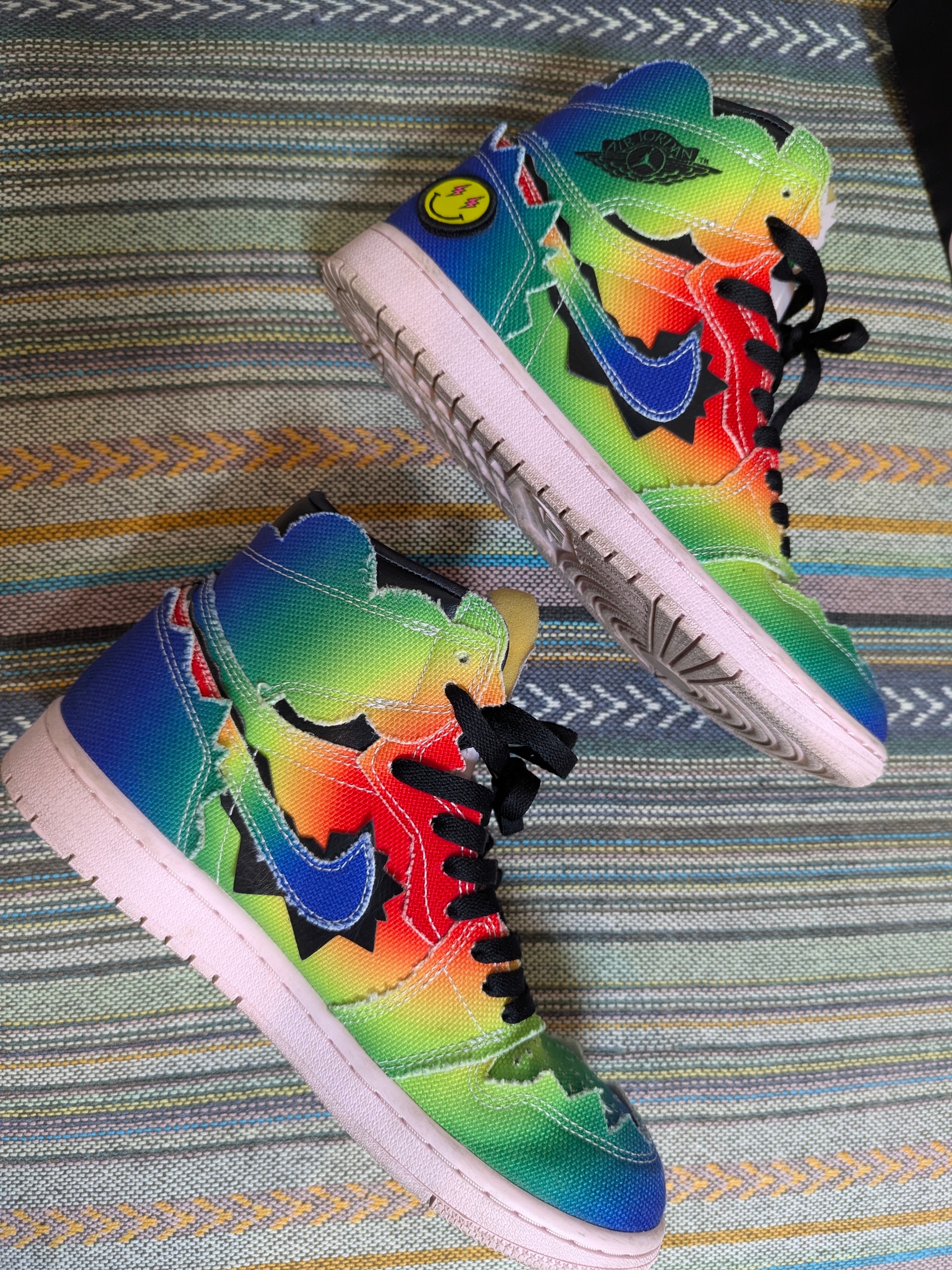 J Balvin × Nike Air Jordan 1 High OG "Rainbow"