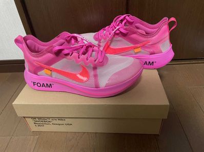 Off-White × Nike Zoom Fly "Pink"