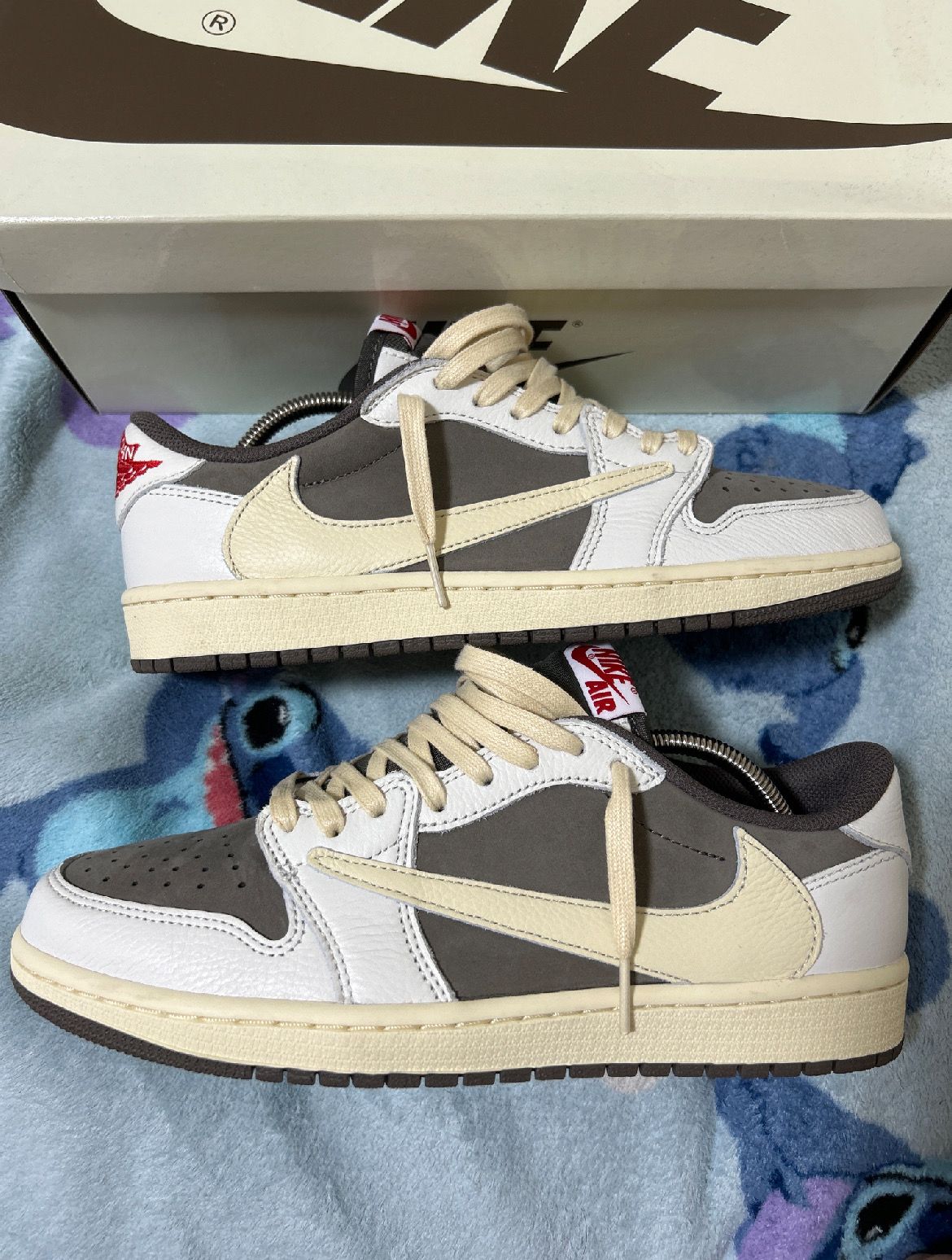 Travis Scott × Nike Air Jordan 1 Low OG SP "Reverse Mocha/Sail and Ridgerock"