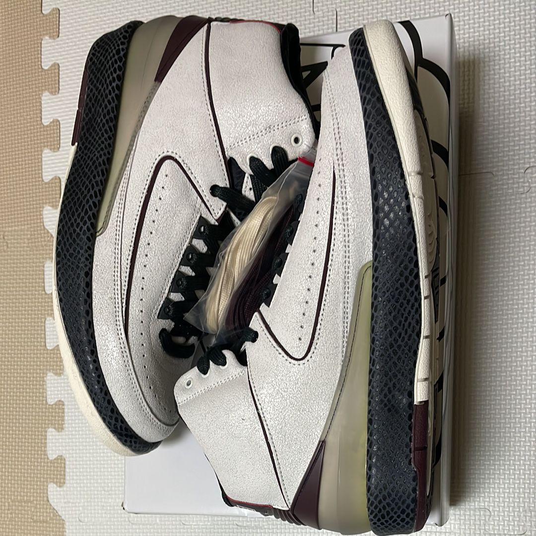 A Ma Maniere × Nike Air Jordan 2 "Airness/Sail and Burgundy"