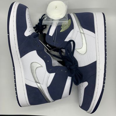 Nike Air Jordan 1 High OG CO.JP "White/Midnight Navy" (2020) (Standard Box)