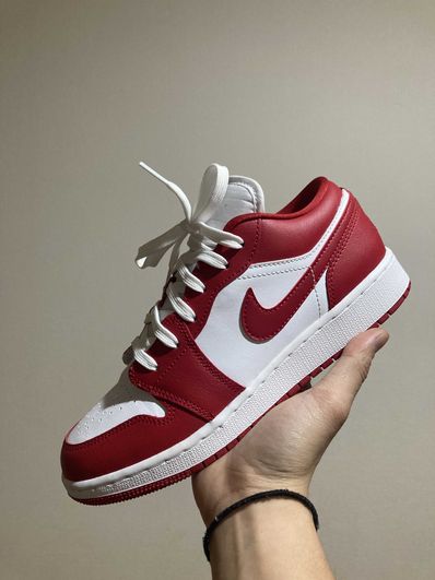 Nike GS Air Jordan 1 Low "Gym Red/White"