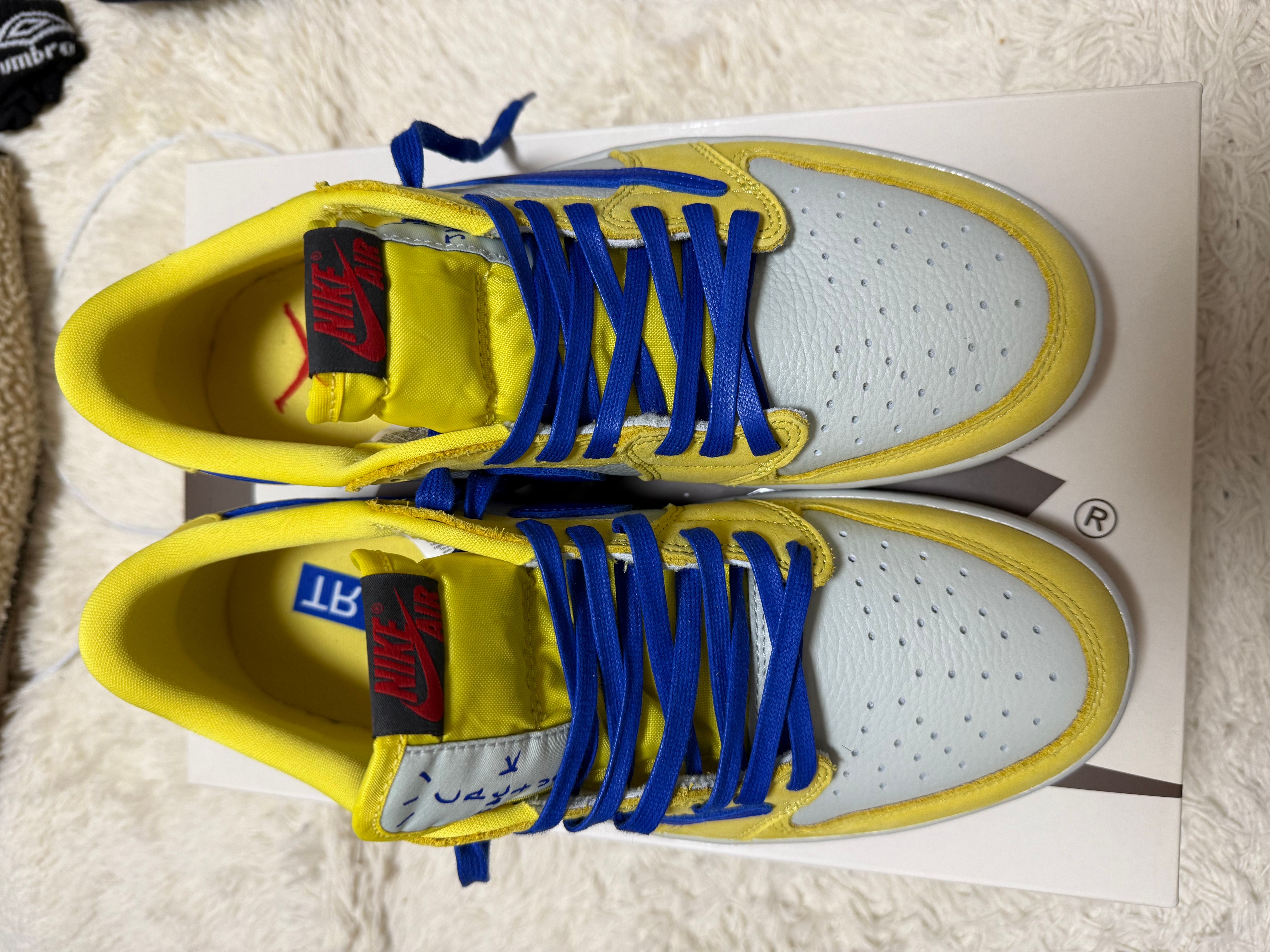 Travis Scott × Nike Women's Air Jordan 1 Retro Low OG "Canary"