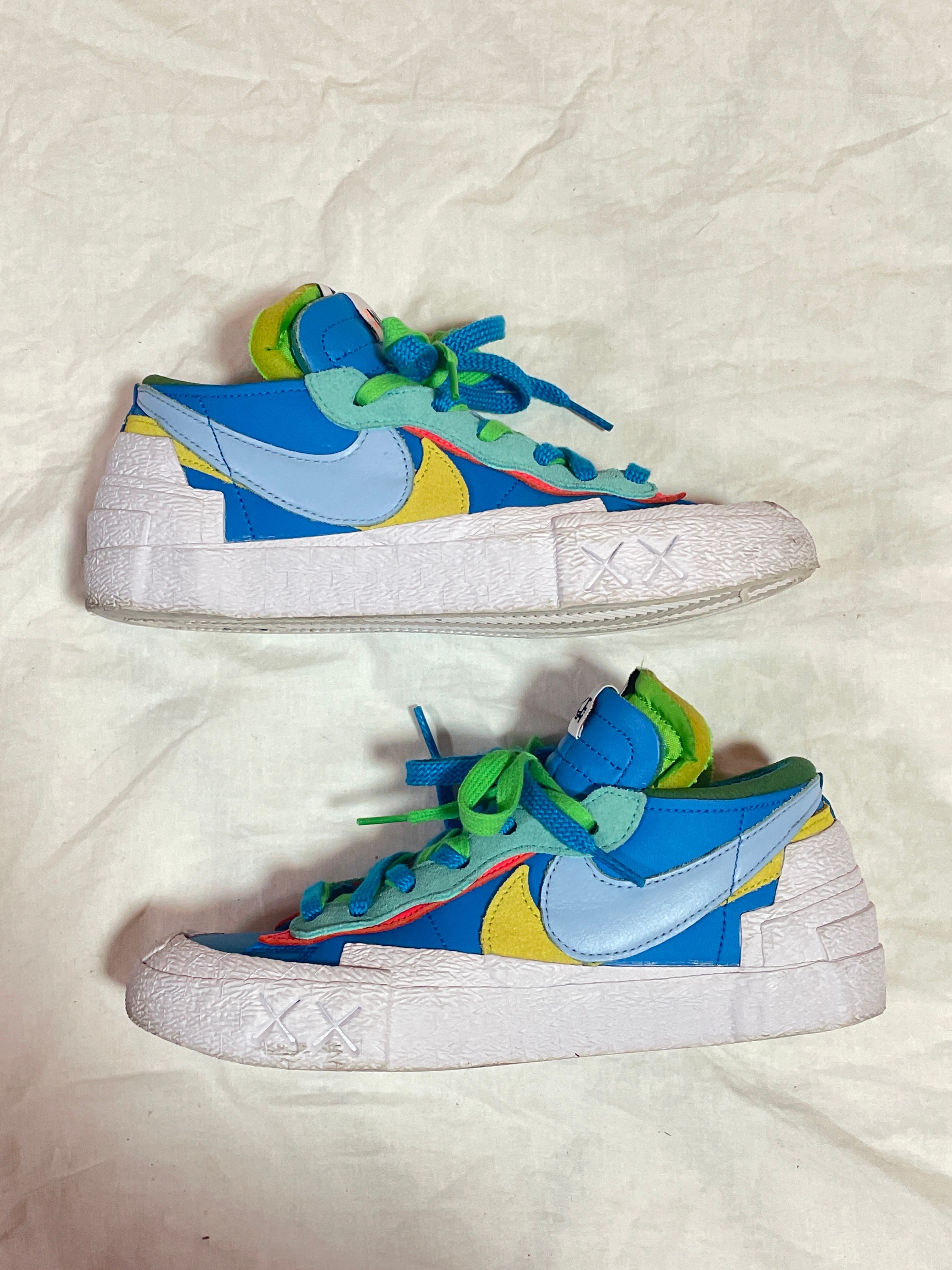 KAWS × sacai × Nike Blazer Low "Neptune Blue"