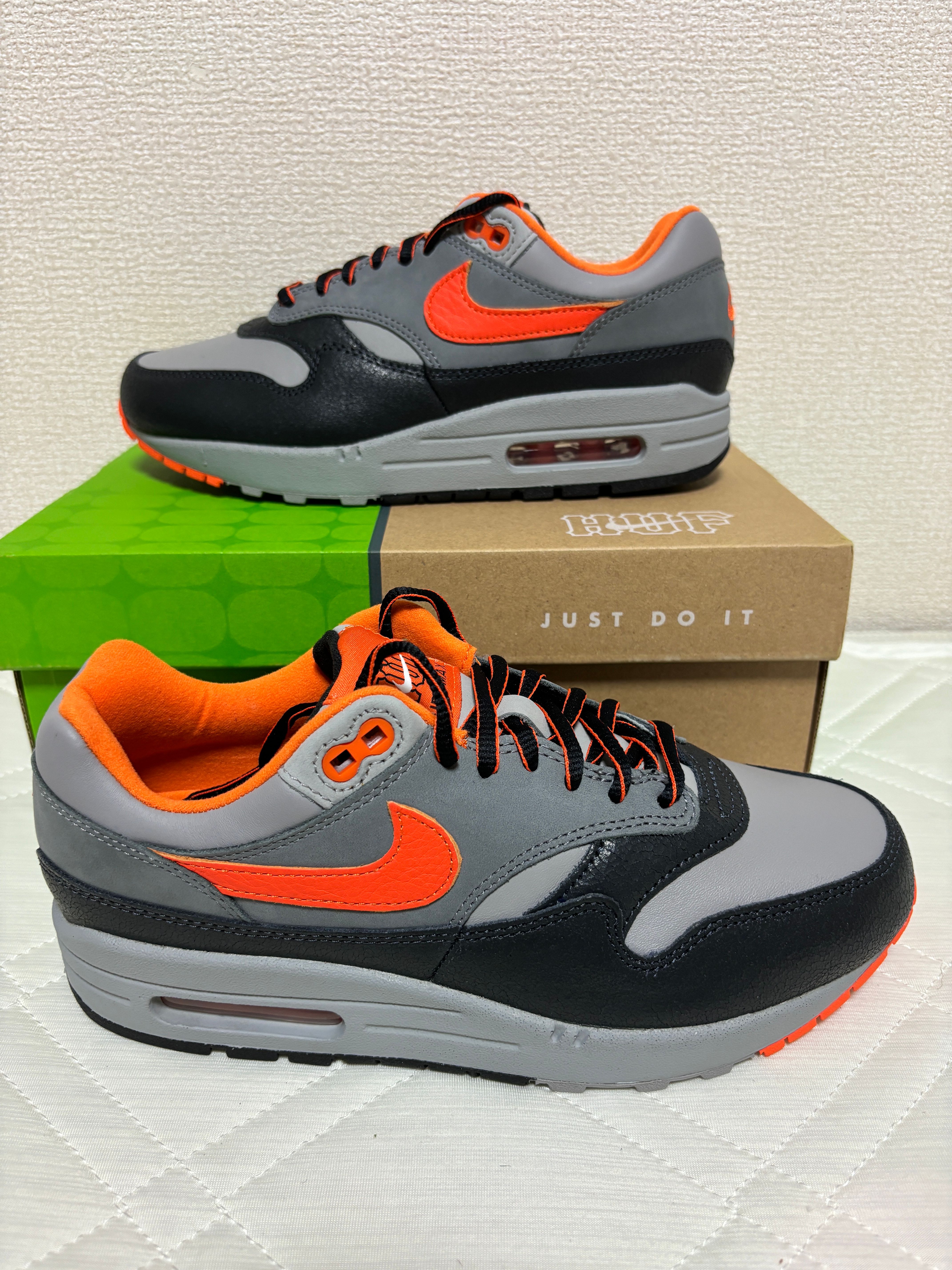 HUF × Nike Air Max 1 "Brilliant Orange"