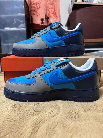 Stash × Nike Air Force 1 Low SP "Soft Grey and Harbor Blue" (2024)