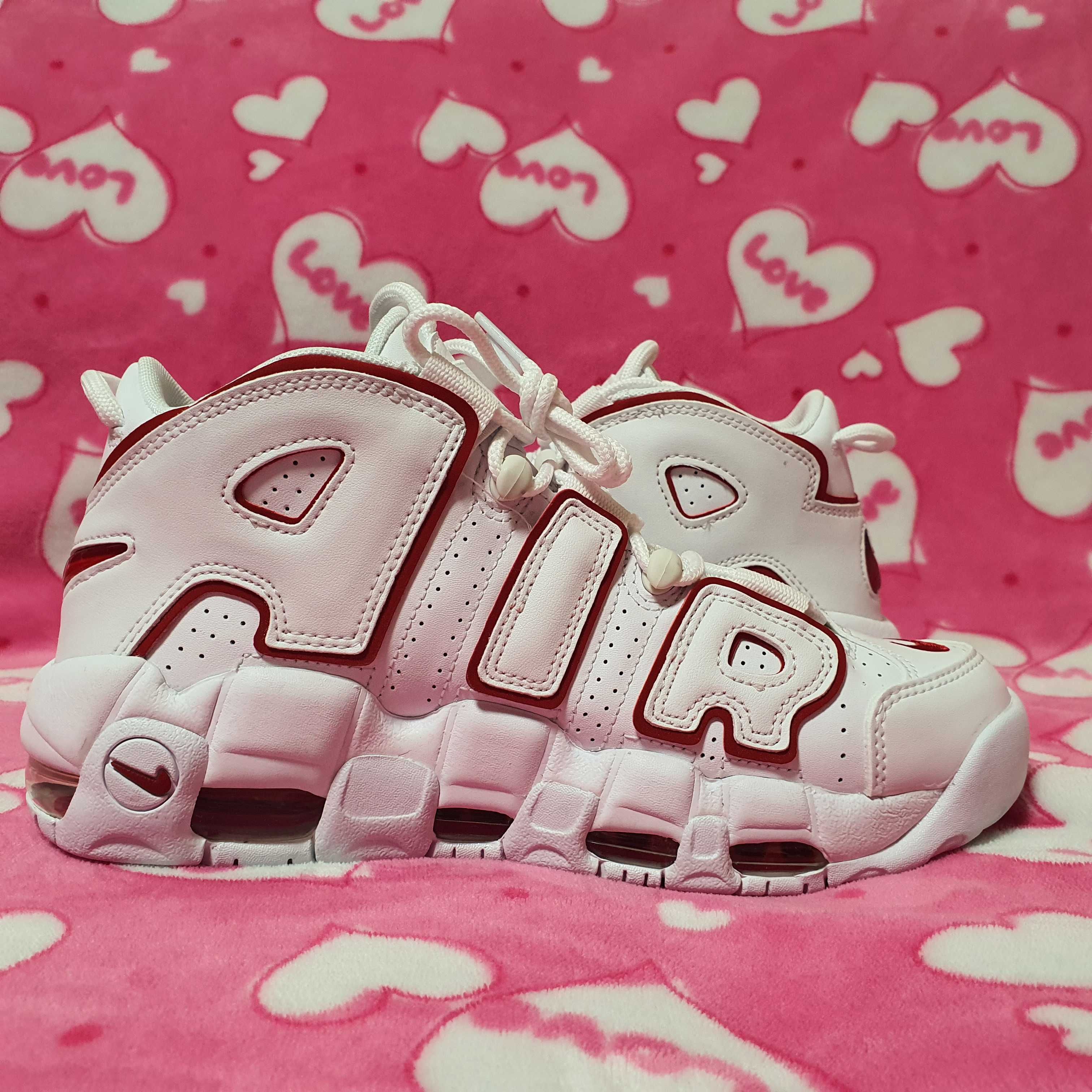 NIKE AIR MORE UPTEMPO "WHITE/VARSITY RED" (2021)