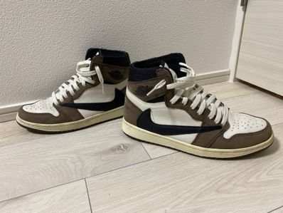 Travis Scott × Nike Air Jordan 1 Retro High OG TS SP "Sail/Dark Mocha"