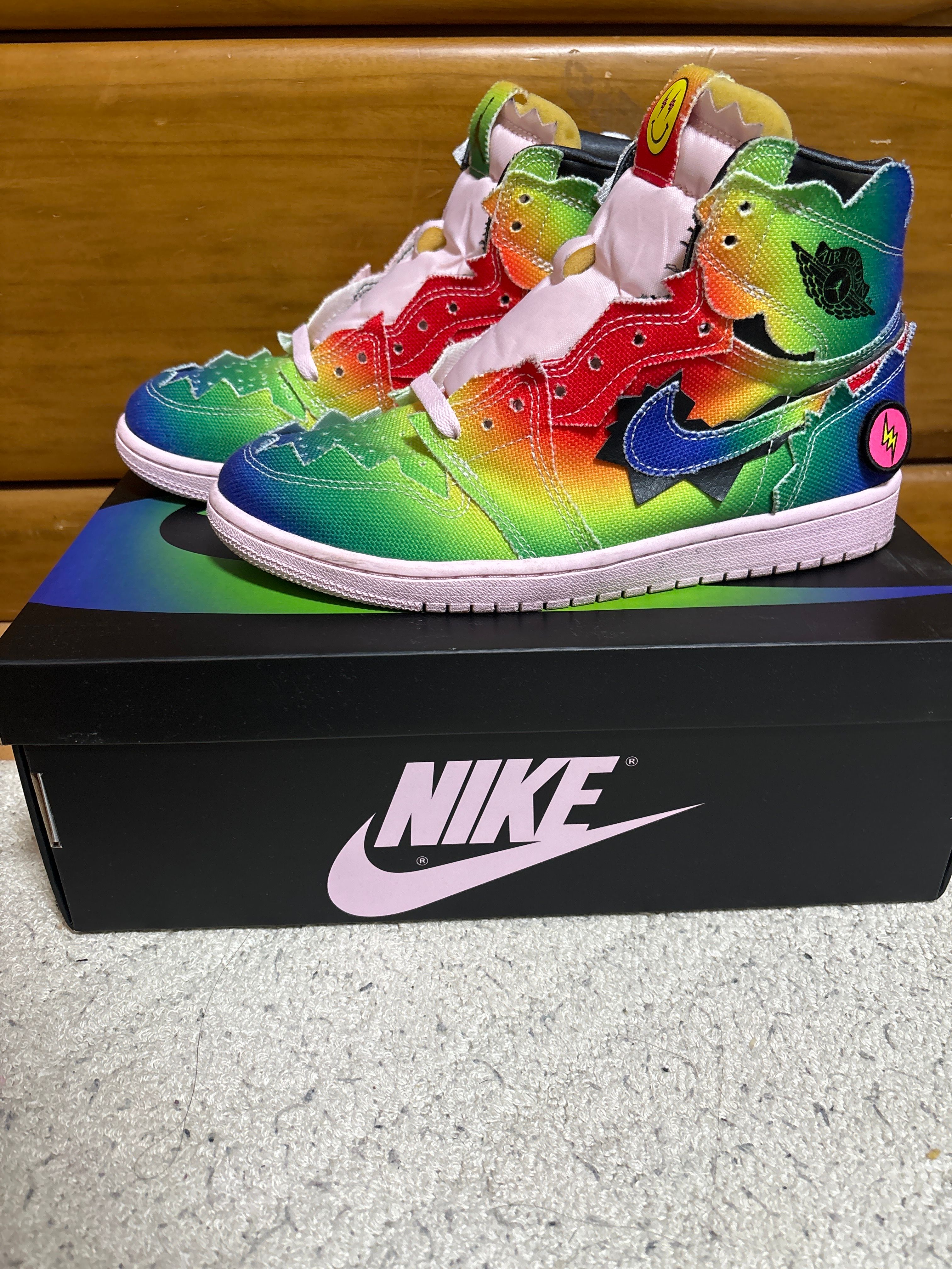 J Balvin × Nike Air Jordan 1 High OG "Rainbow"