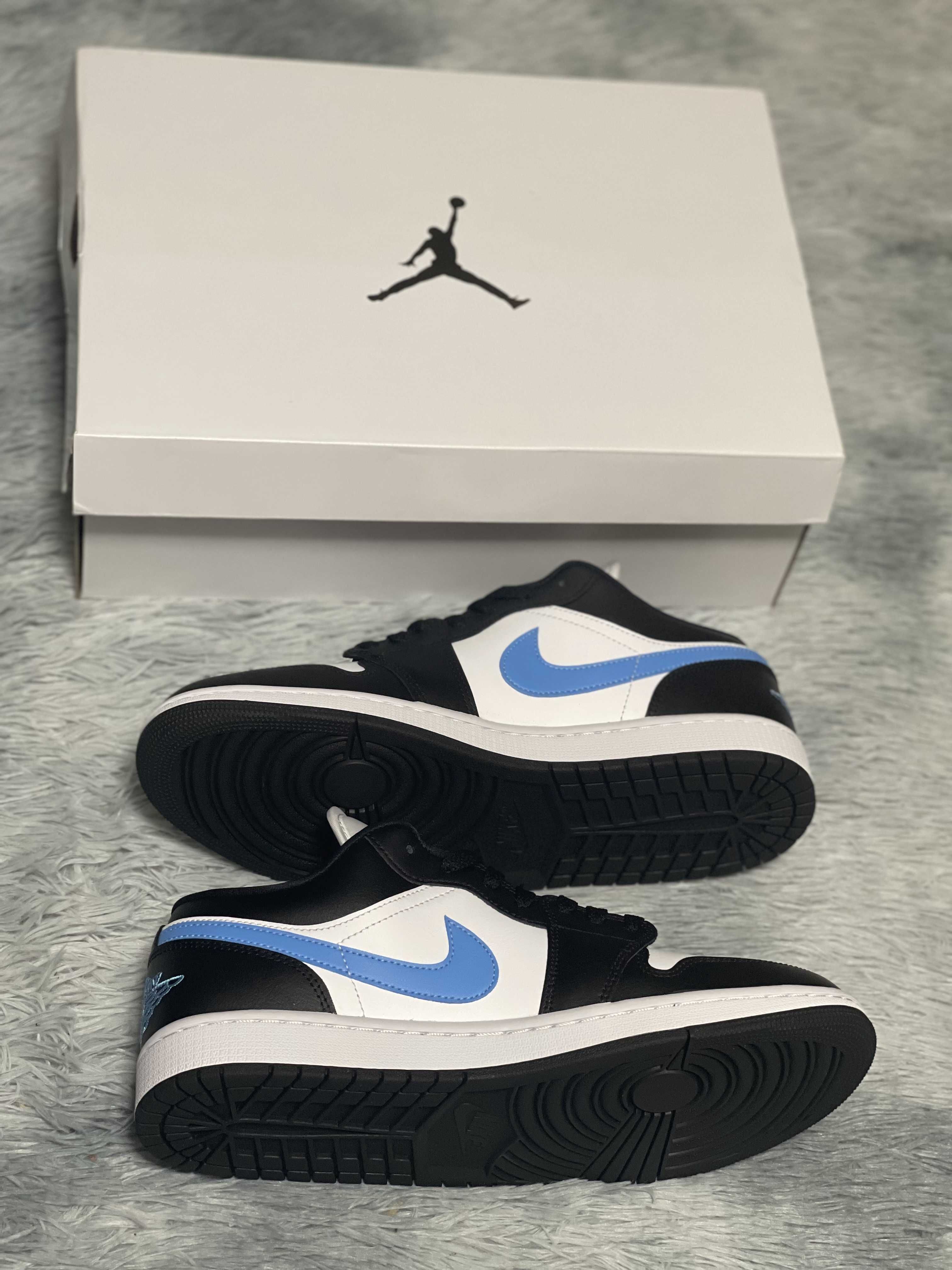 Nike Women's Air Jordan 1 Low "Black/University Blue"