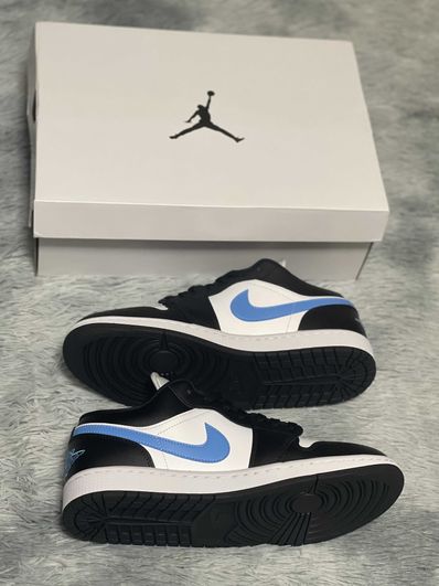 Nike Women's Air Jordan 1 Low "Black/University Blue"