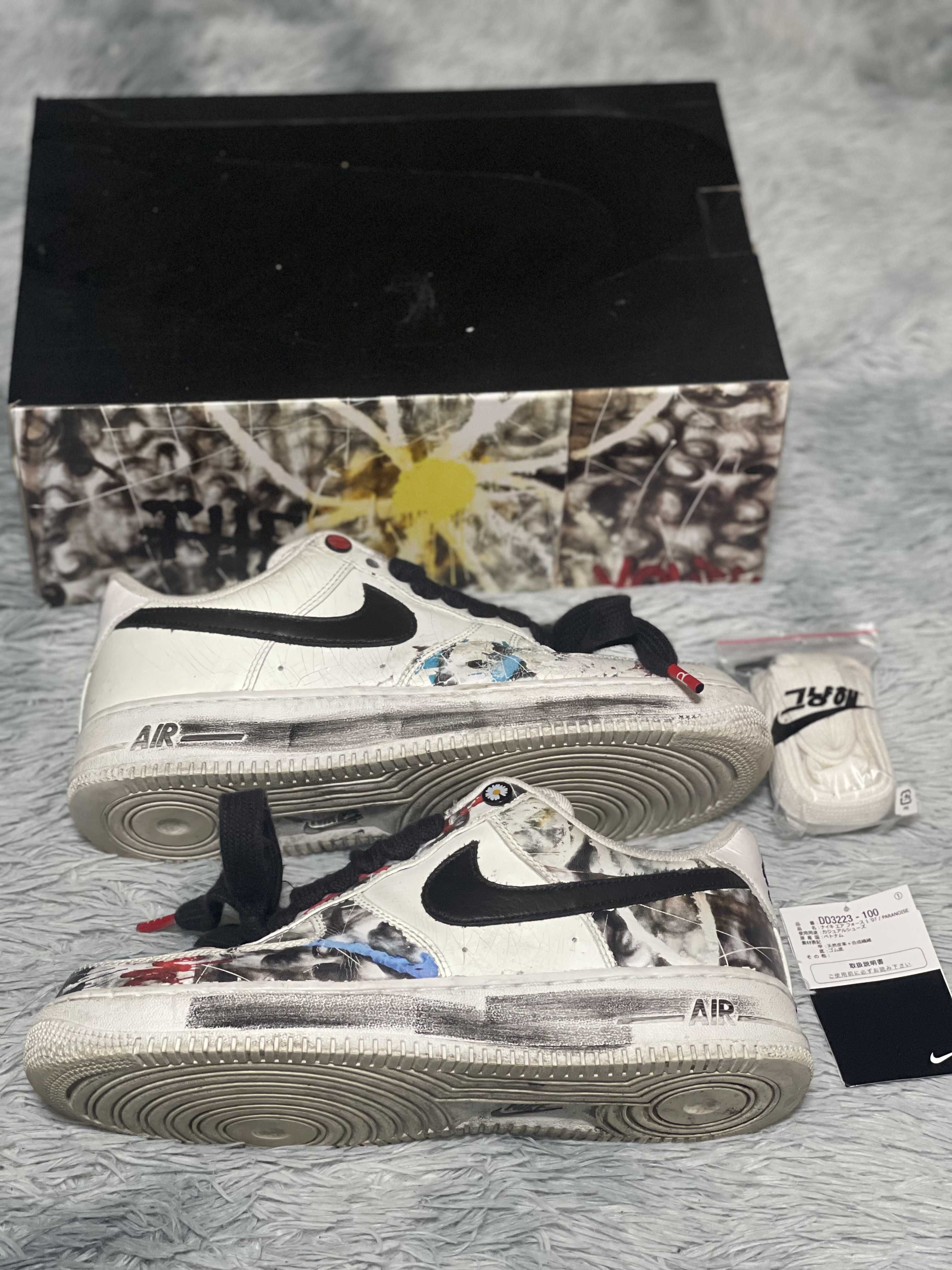 PEACEMINUSONE × Nike Air Force 1 Low "Para-noise/White/Black" / G-DRAGON