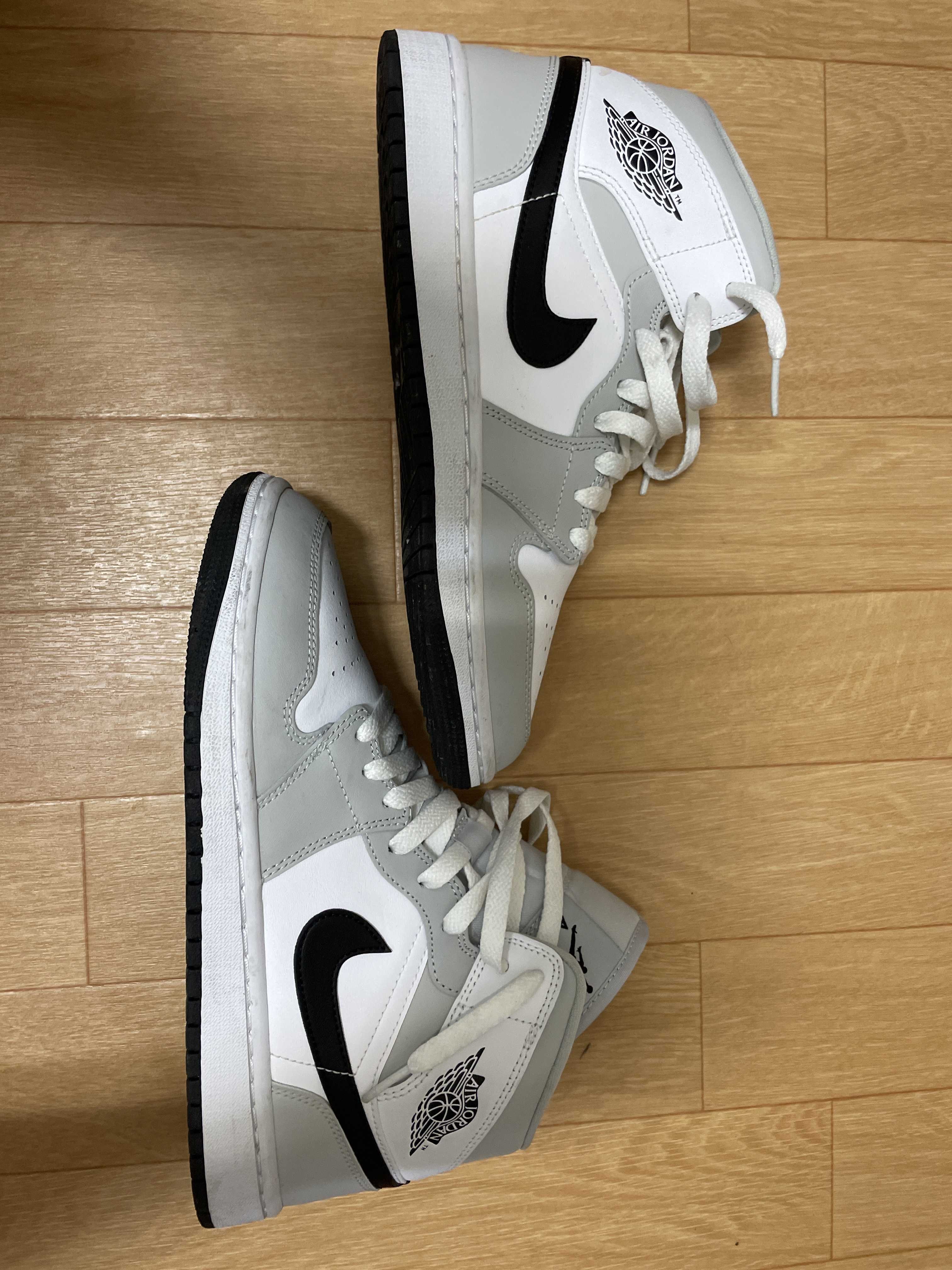 Nike Women's Air Jordan 1 Mid "Grey Fog/White/Black"