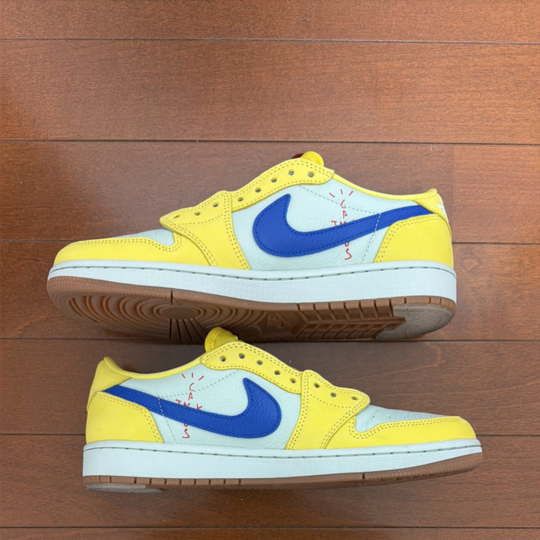 Travis Scott × Nike Women's Air Jordan 1 Retro Low OG "Canary"