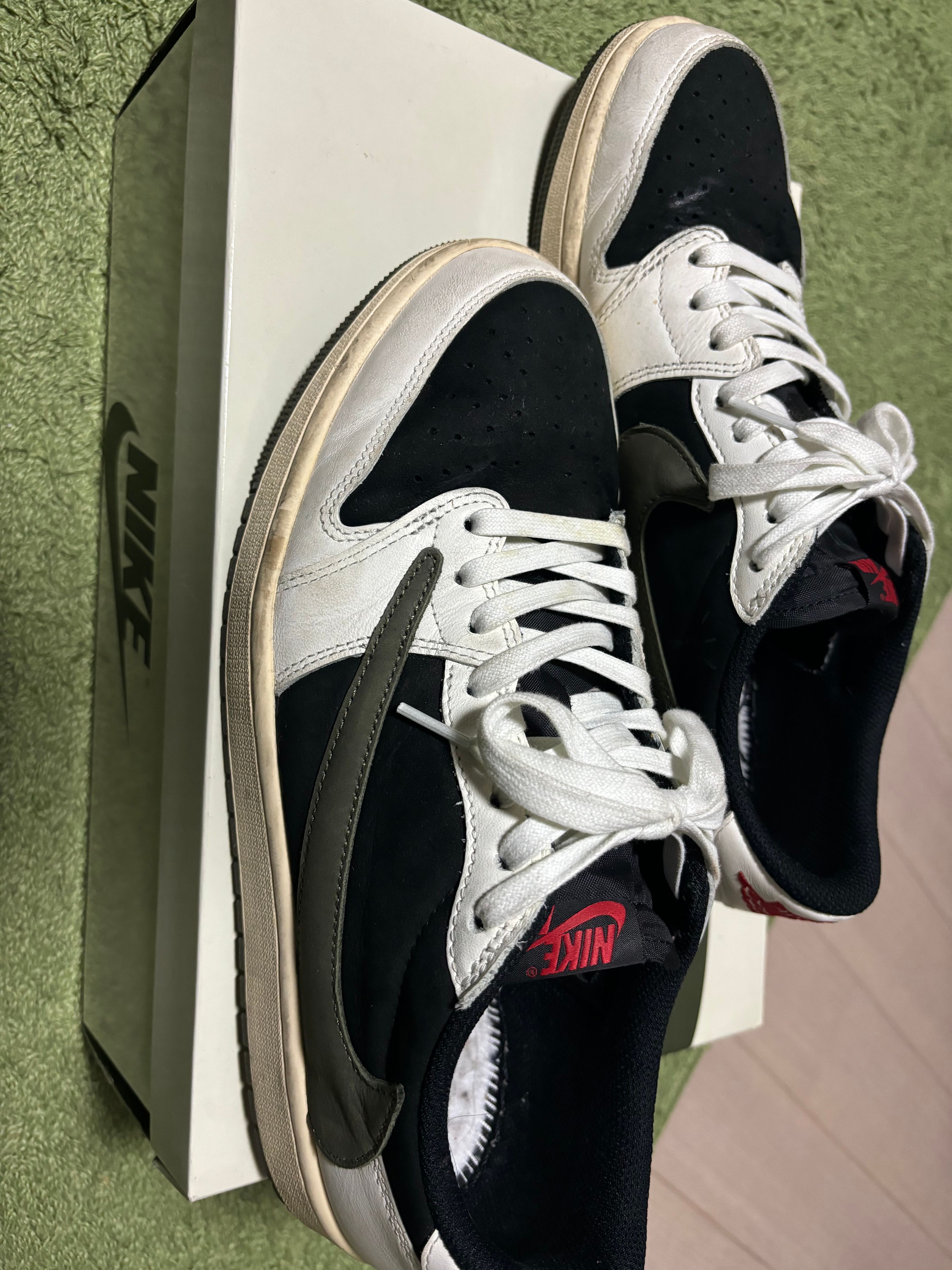 Travis Scott × Nike Women's Air Jordan 1 Low OG "Medium Olive"