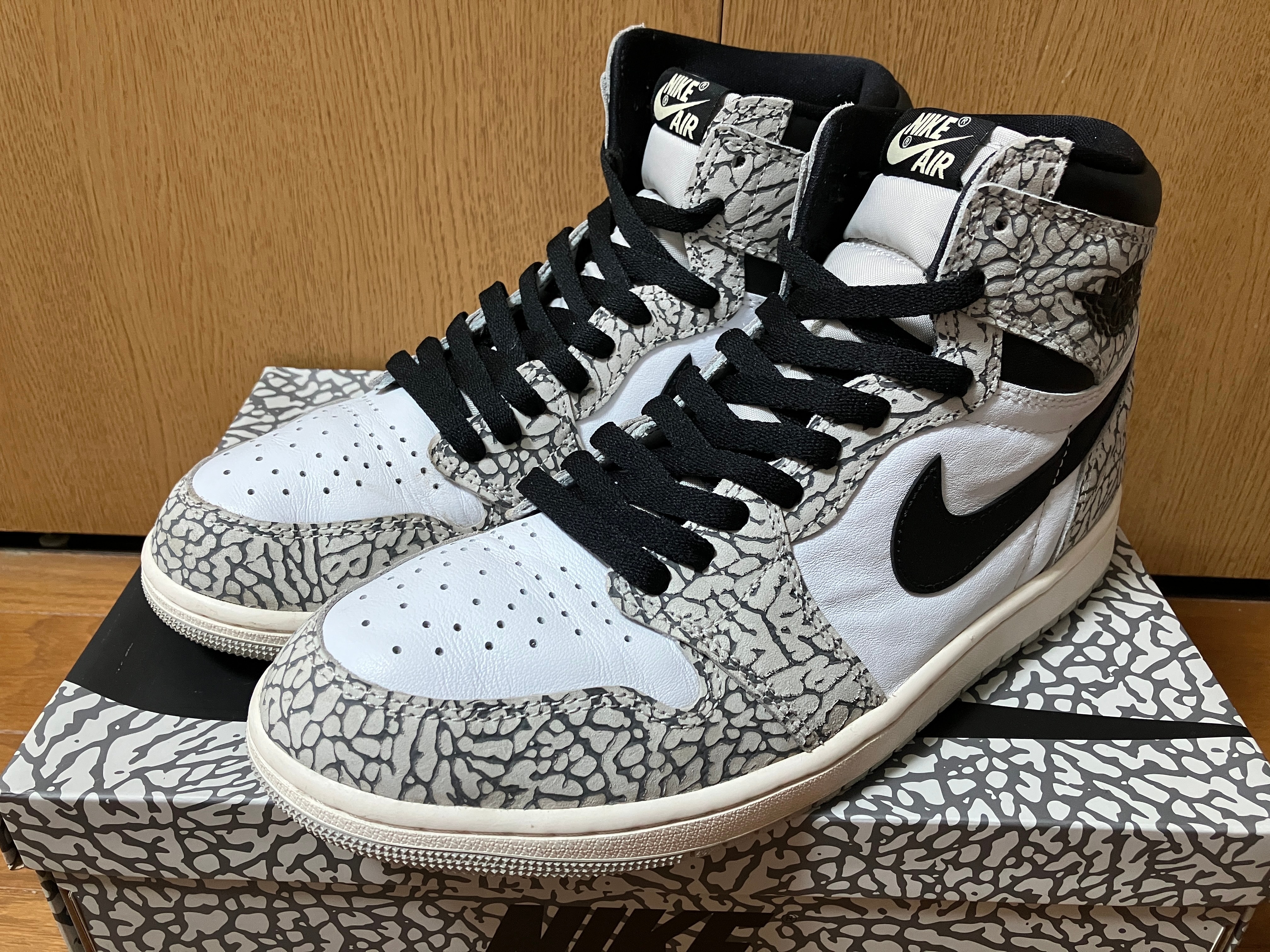 Nike Air Jordan 1 High OG "White Cement/Safari"