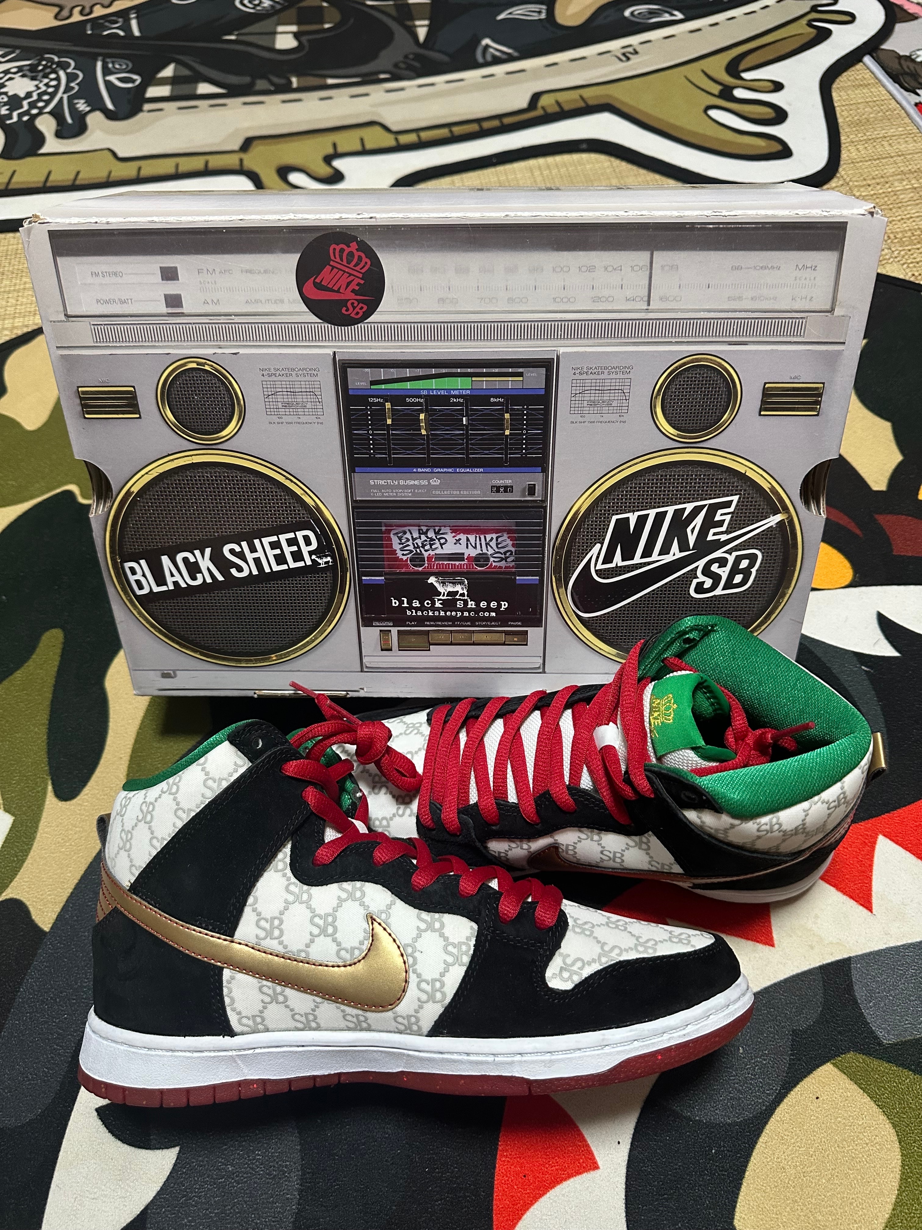 Nike SB Dunk High Black Sheep "Paid in Full" (Special Box)