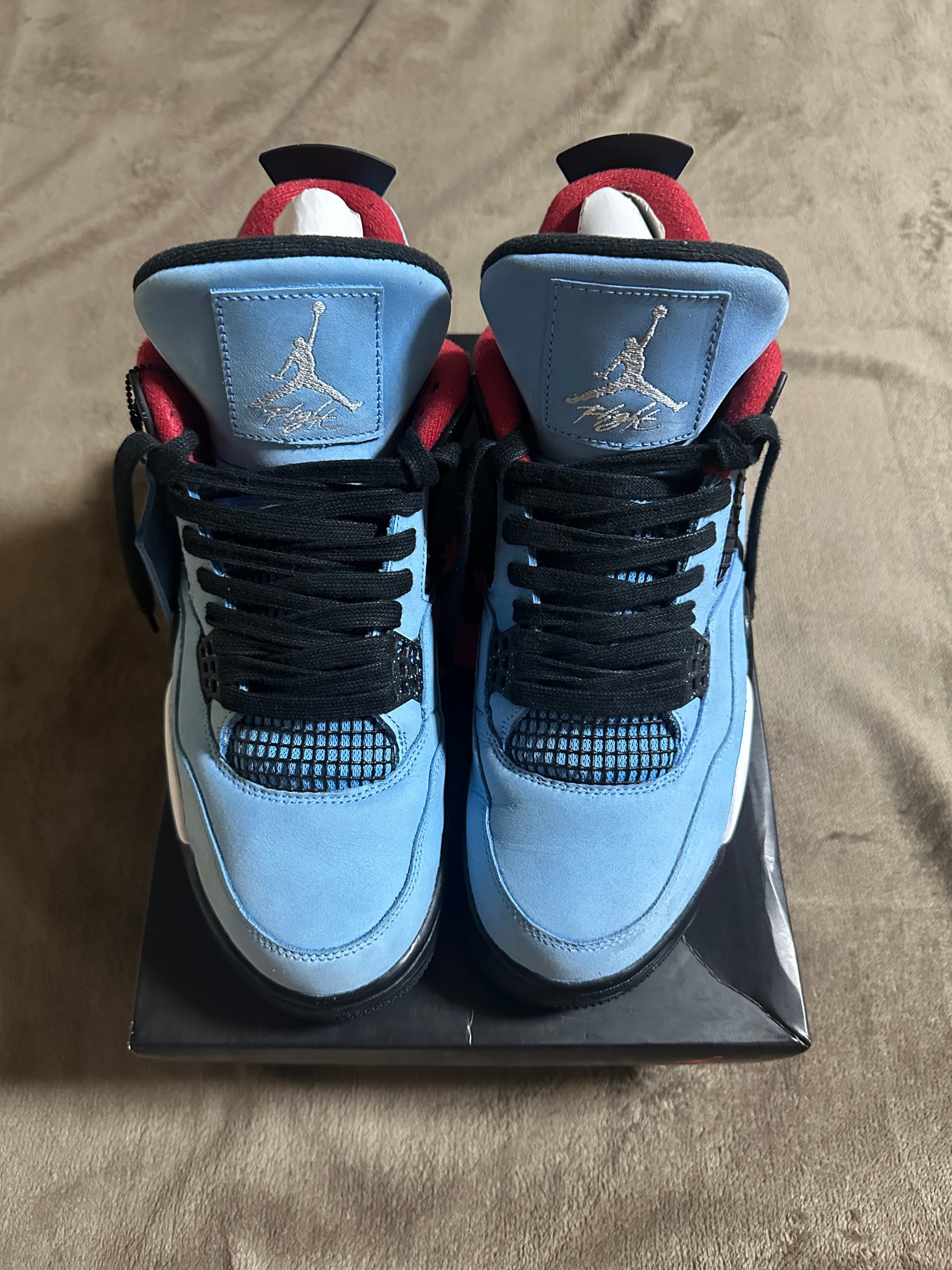Travis Scott × Nike Air Jordan 4 Retro Cactus Jack "University Blue"