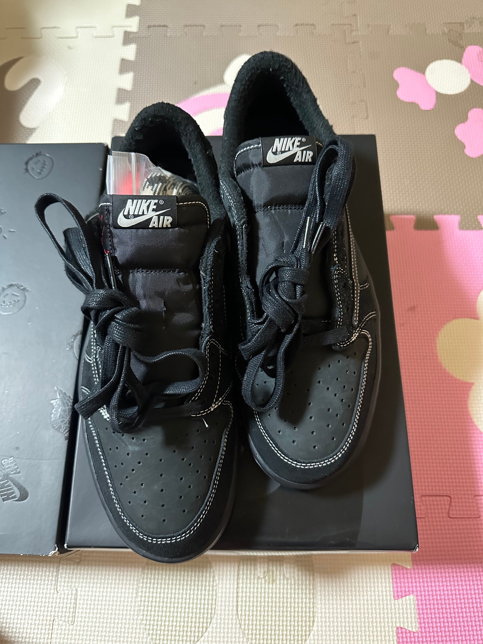 Travis Scott × Nike Air Jordan 1 Low OG SP "Black Phantom"