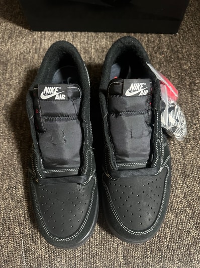 Travis Scott × Nike Air Jordan 1 Low OG SP "Black Phantom"
