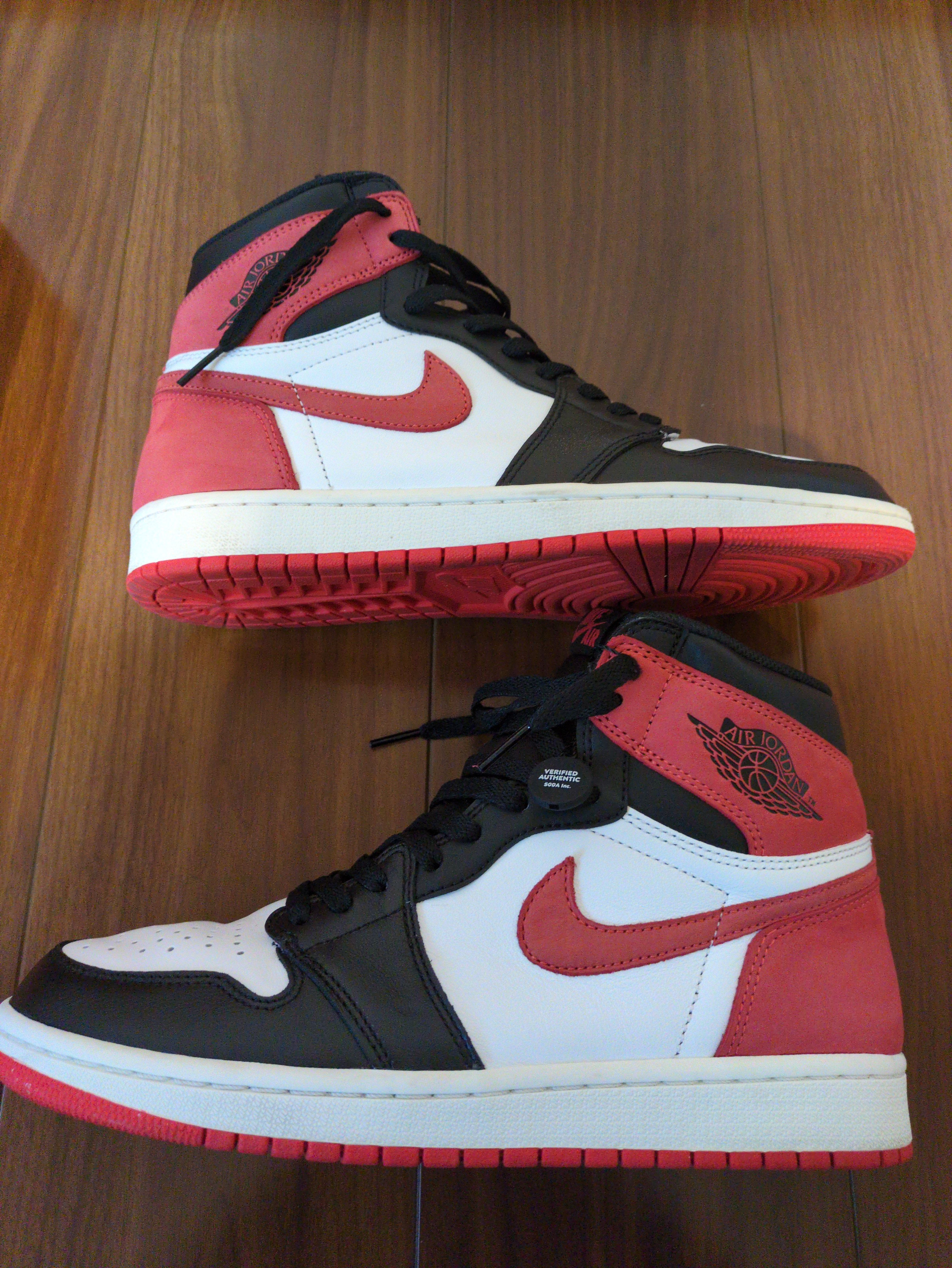 NIKE AIR JORDAN 1 RETRO HIGH "TRACK RED"