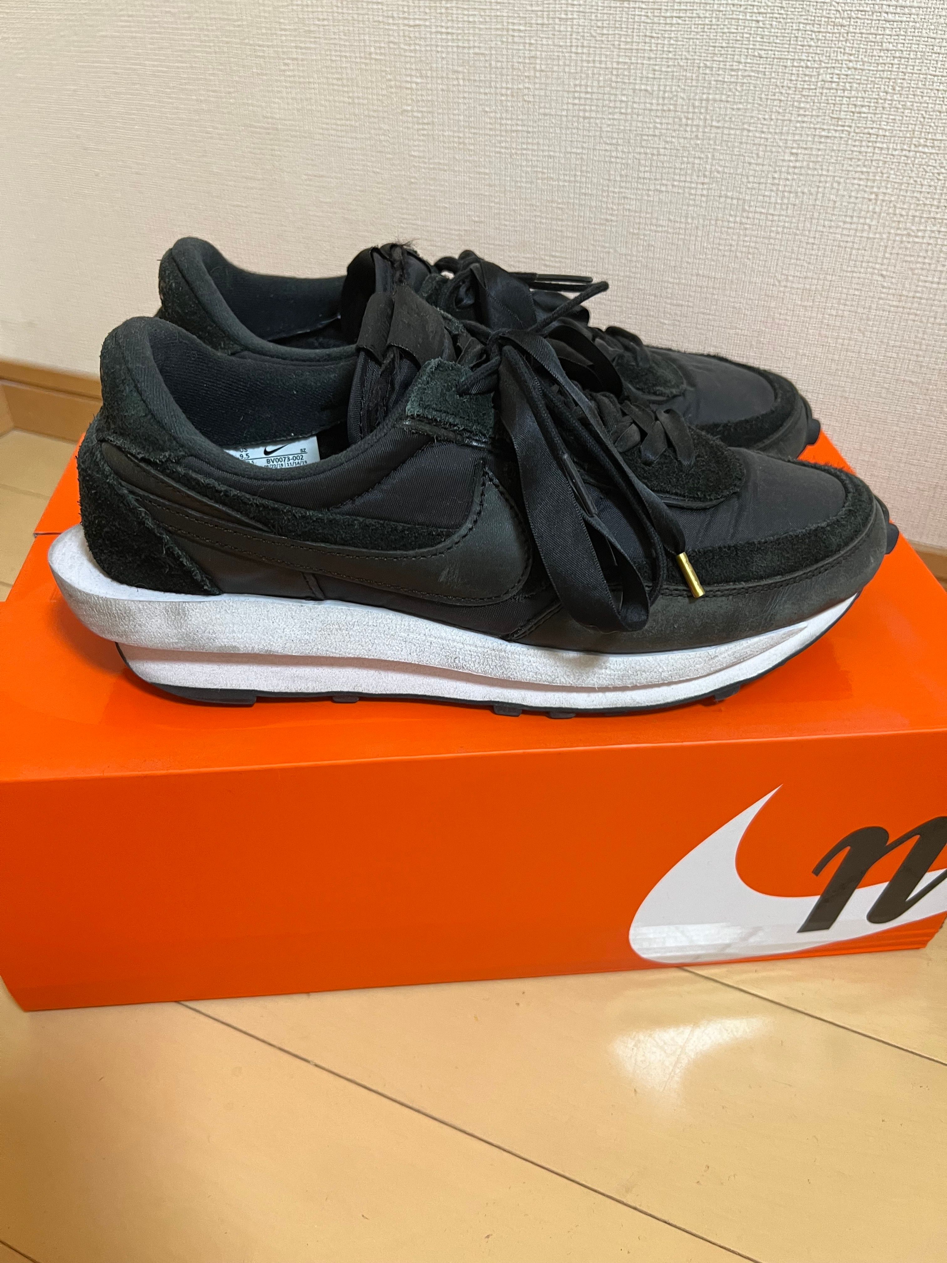 sacai × Nike LDV Waffle "Triple Black"