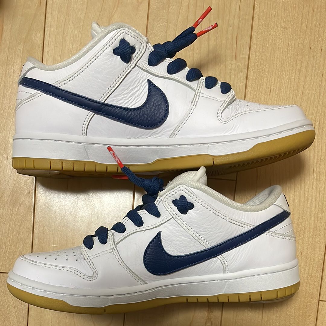 Nike SB Dunk Low "Orange Label White Navy"