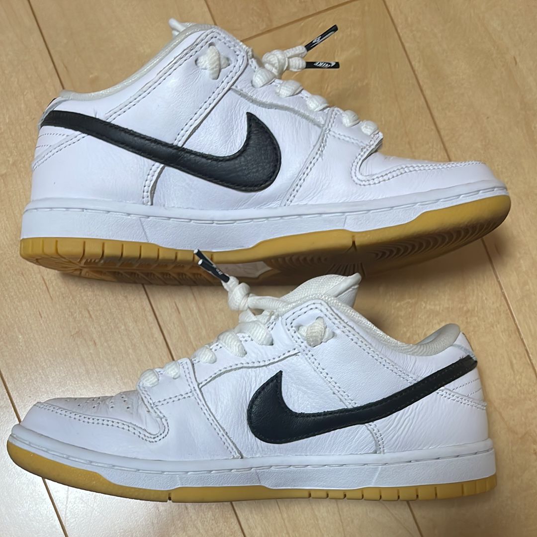 Nike SB Dunk Low Pro "White/Black-White-Gum Light Brown"