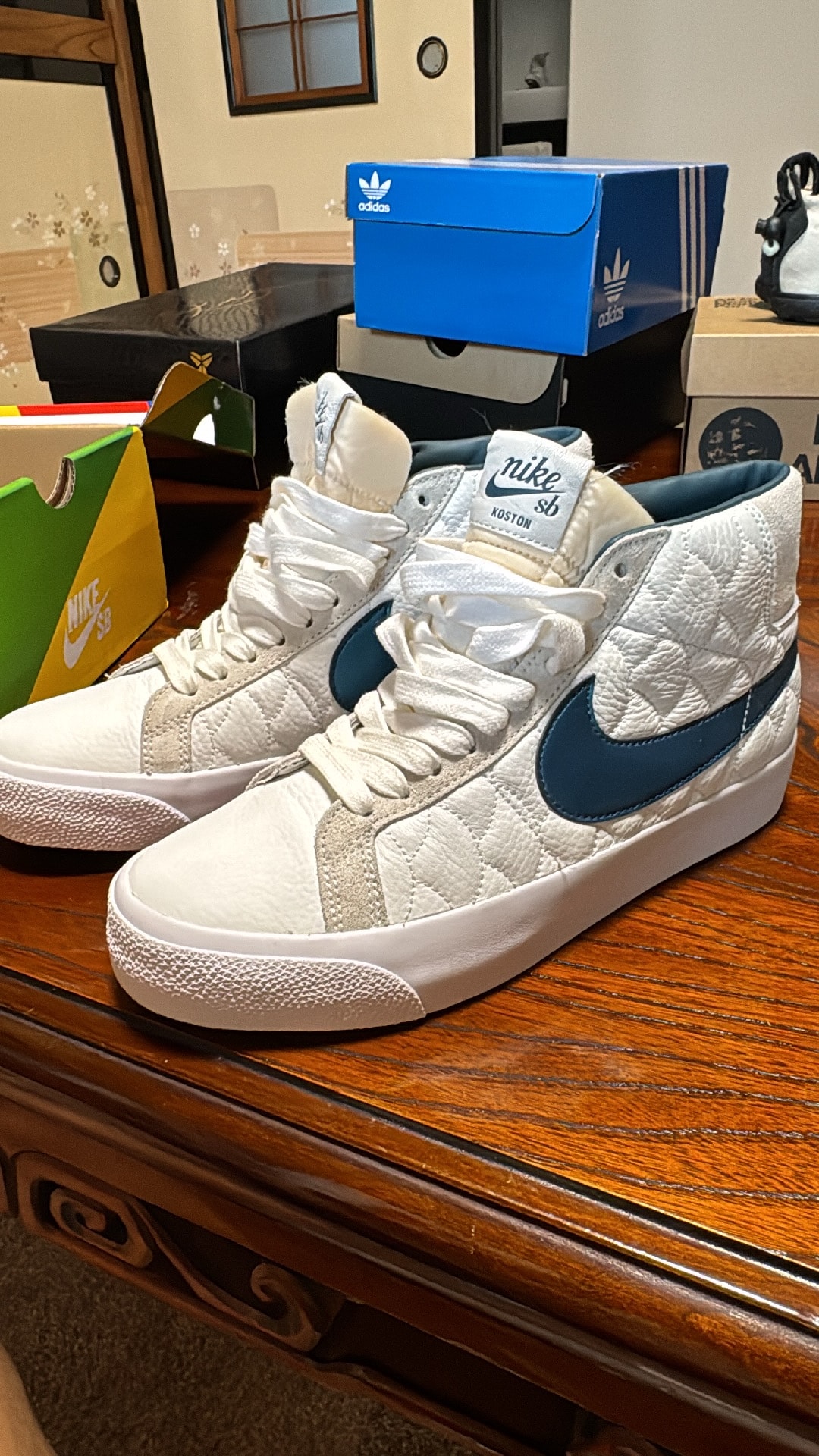 Nike SB Blazer Mid EK "Summit White/Night Shade-White"