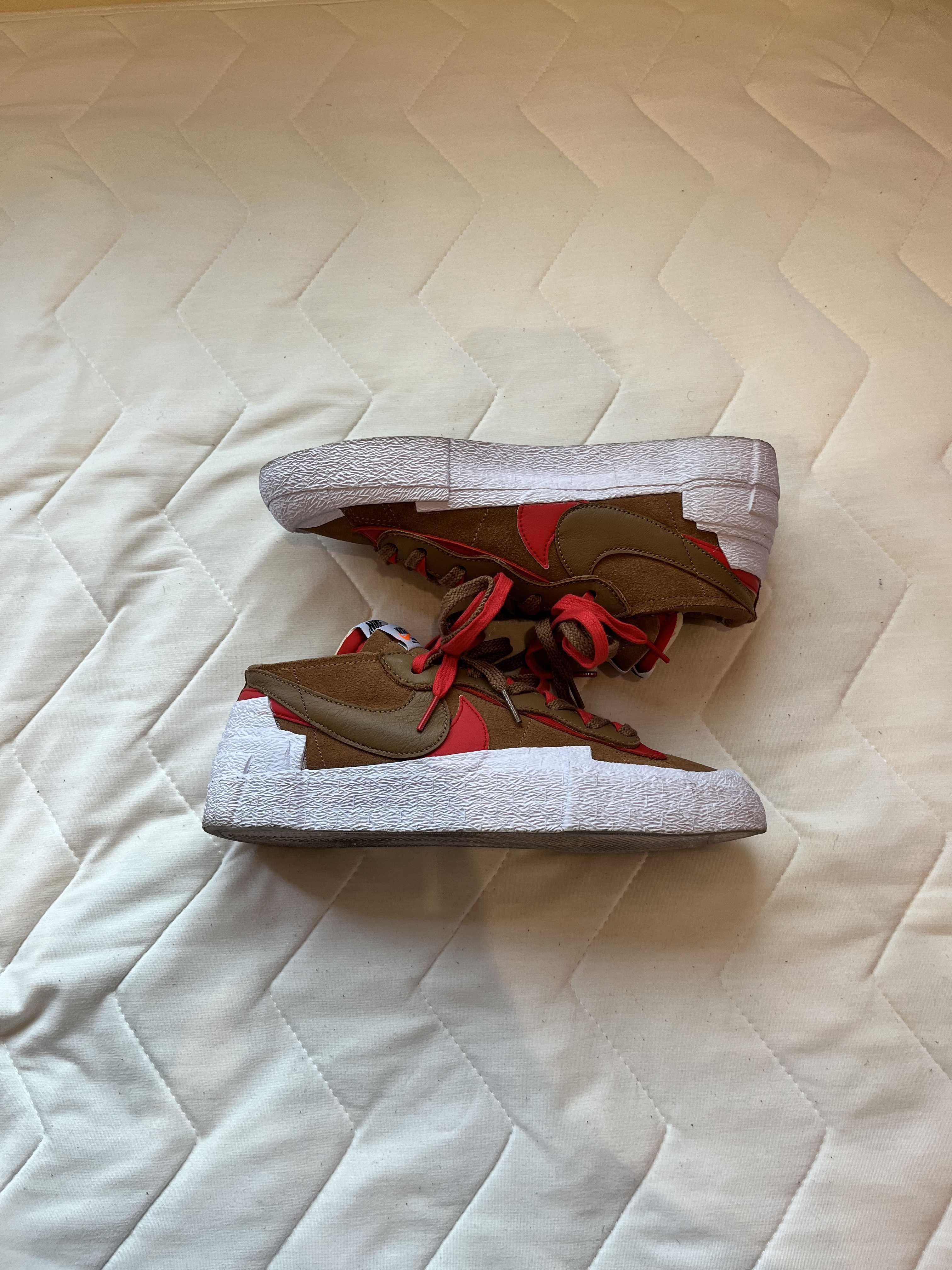 SACAI × NIKE BLAZER LOW "BRITISH TAN"