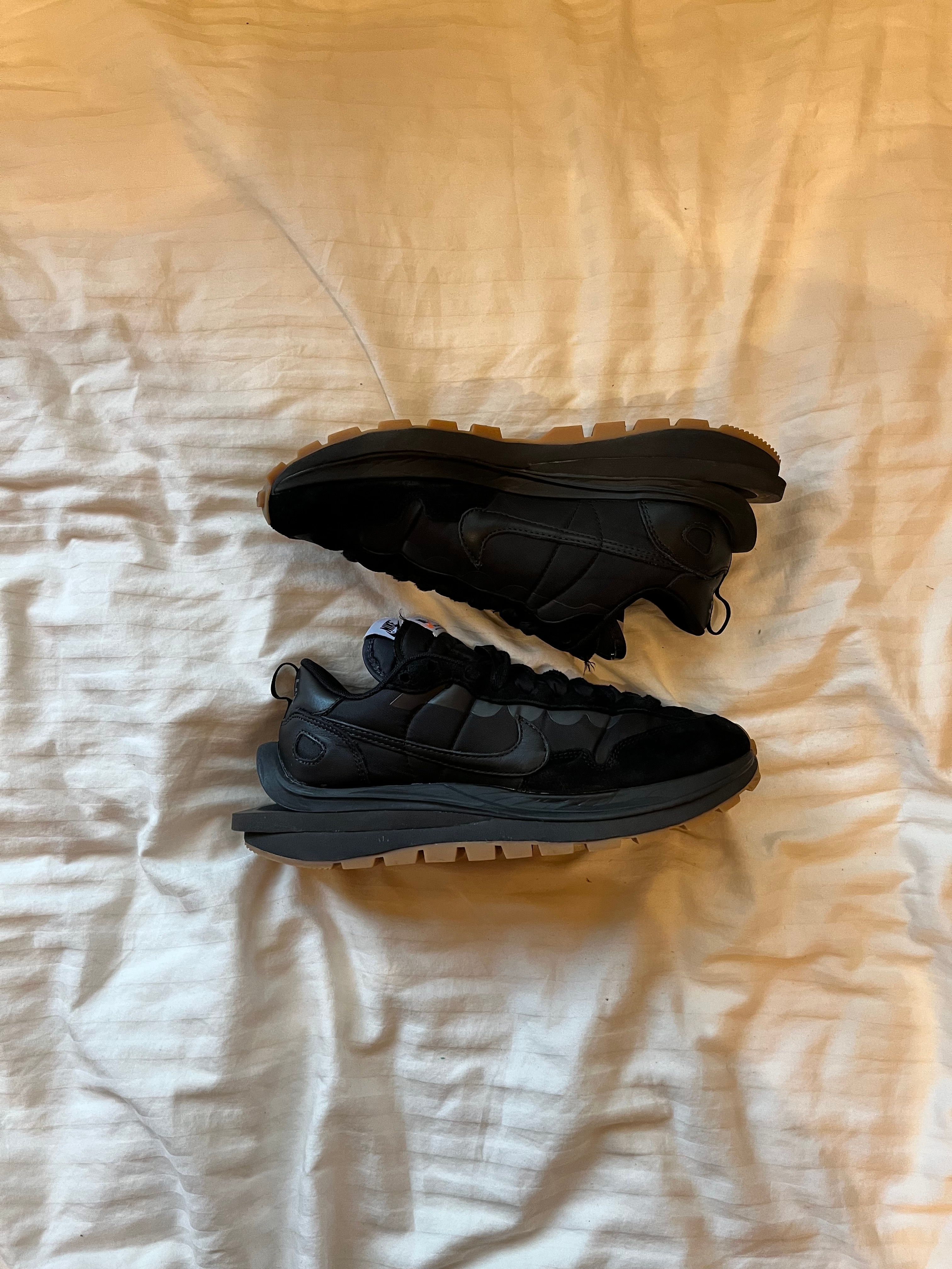 sacai × Nike VaporWaffle "Black Gum"